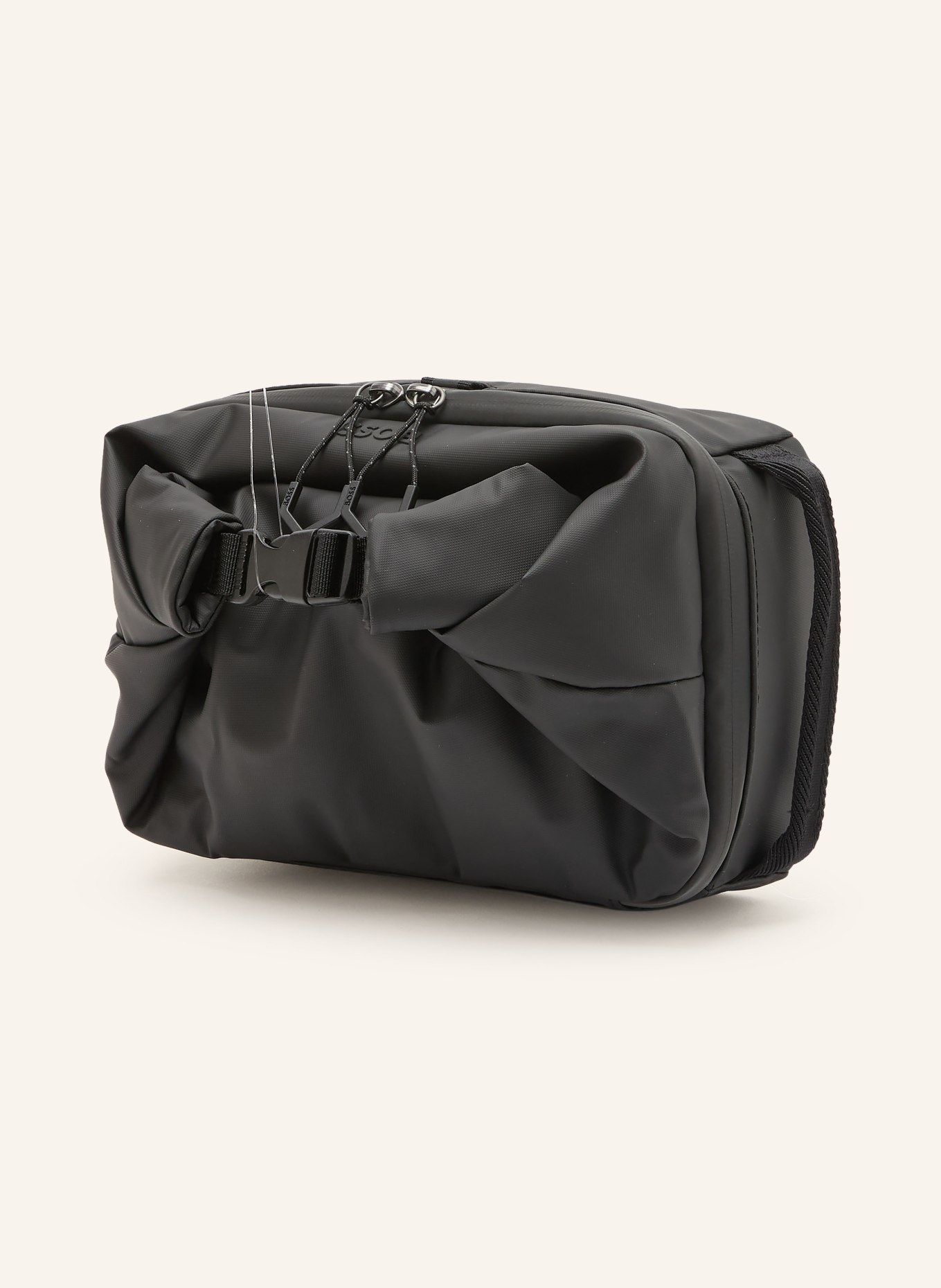 BOSS STENSON Toiletry Bag: BLACK