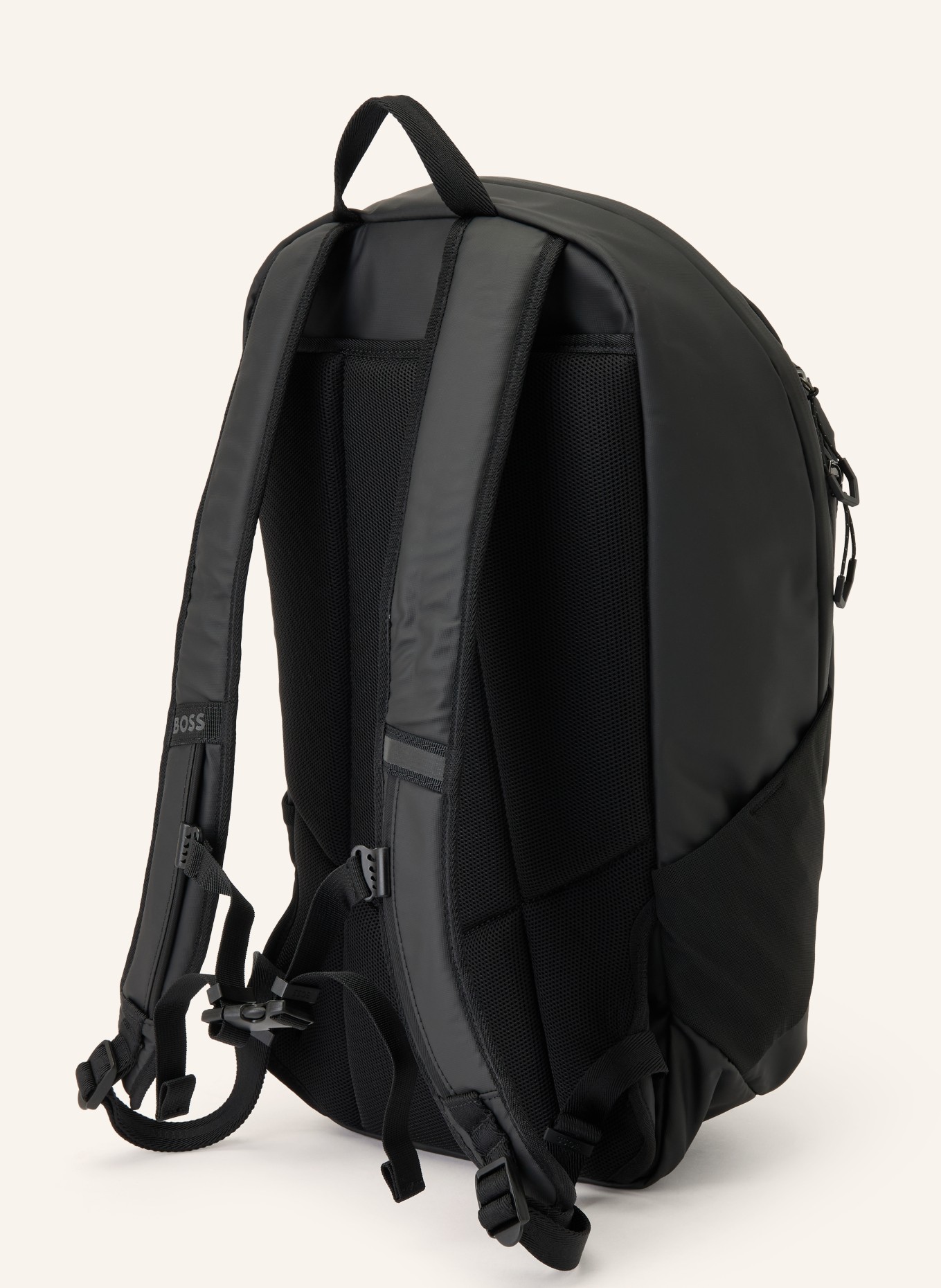 BOSS Rucsac STENSON: NEGRU / ARGINT