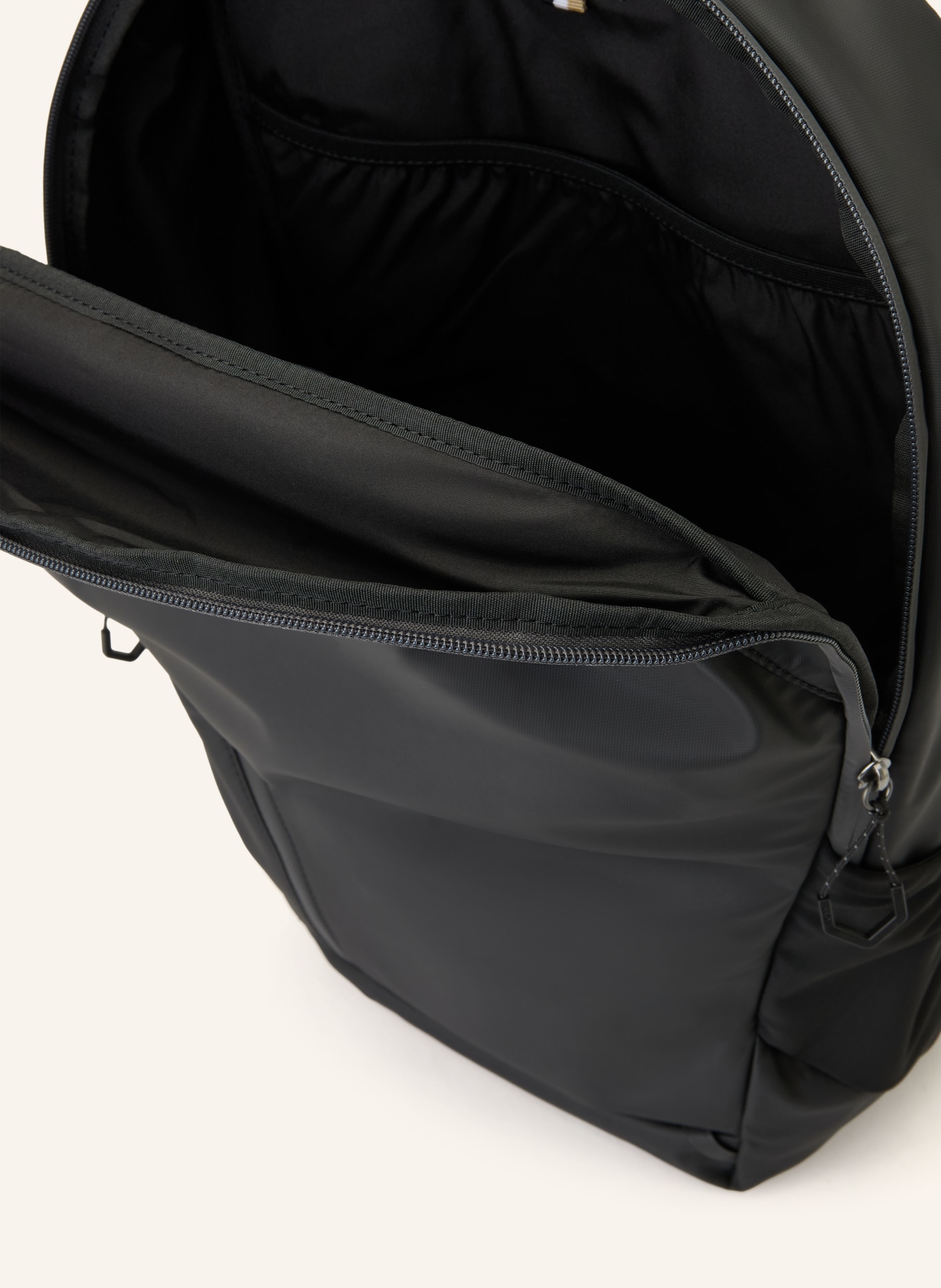 BOSS Rucsac STENSON: NEGRU / ARGINT