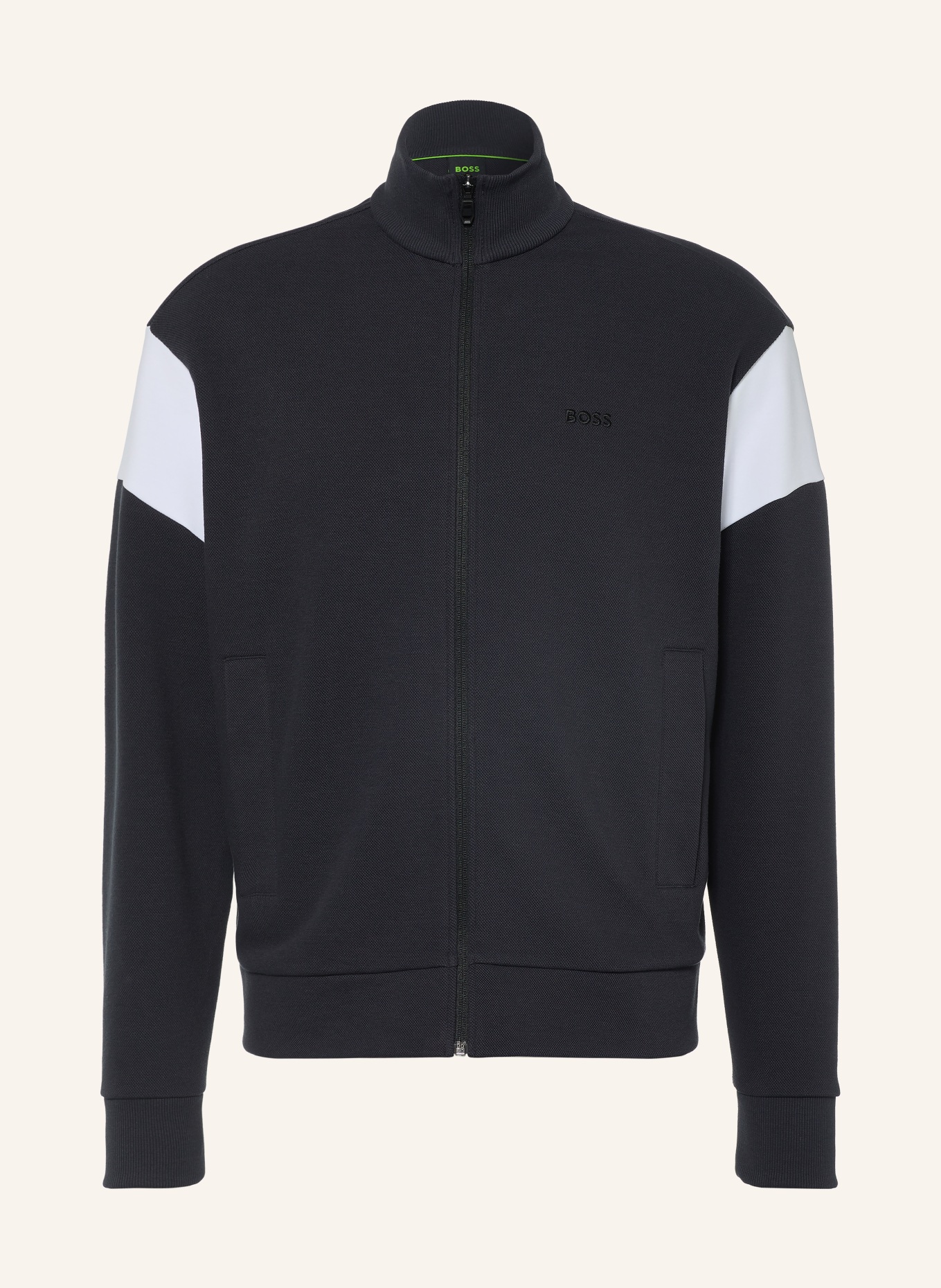 BOSS UNION SKAZ Training Jacket: DARK BLUE / WHITE