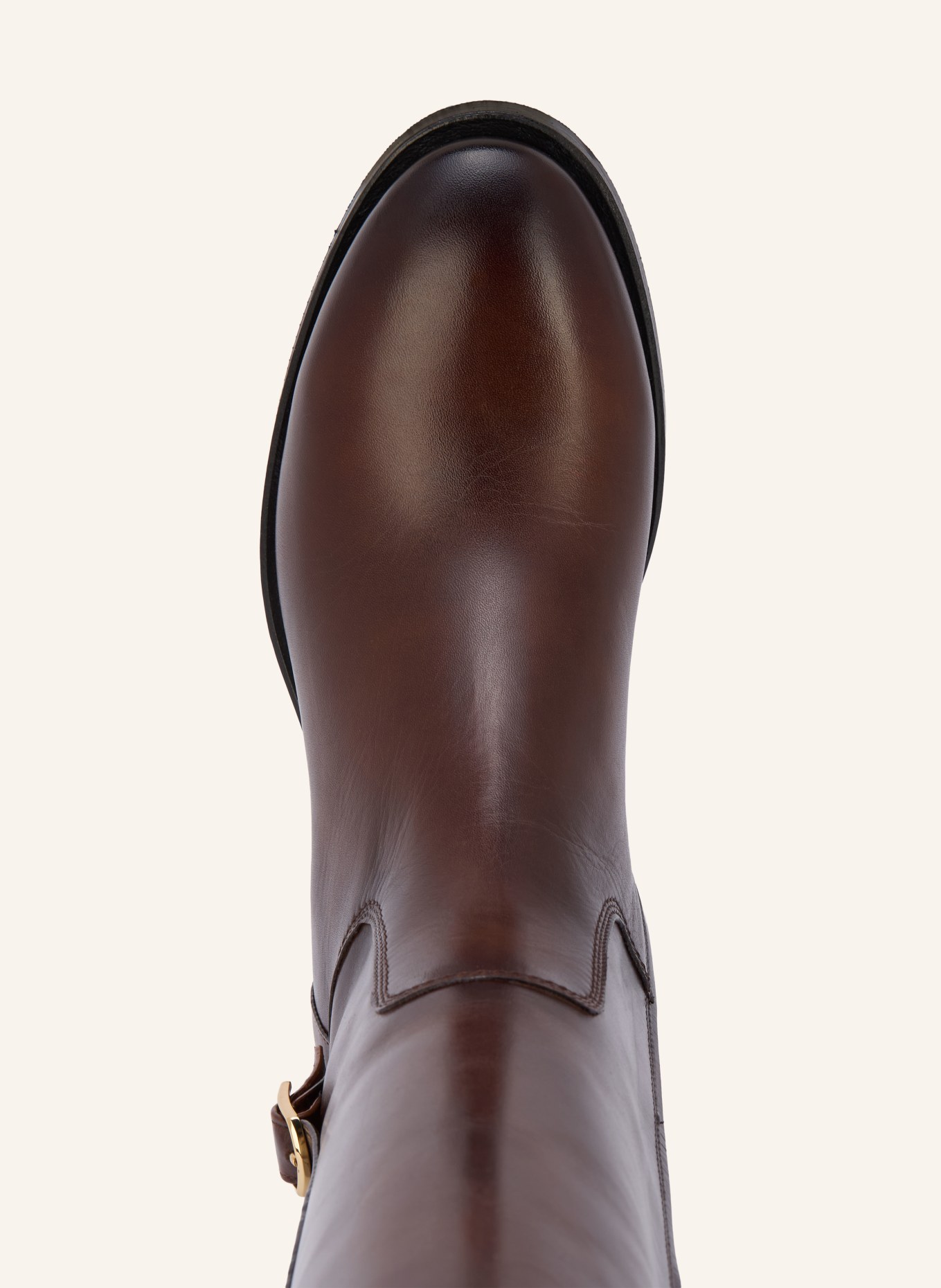 Santoni Laarzen HERMIBOBUC: MARRON FONCÉ / GOUD