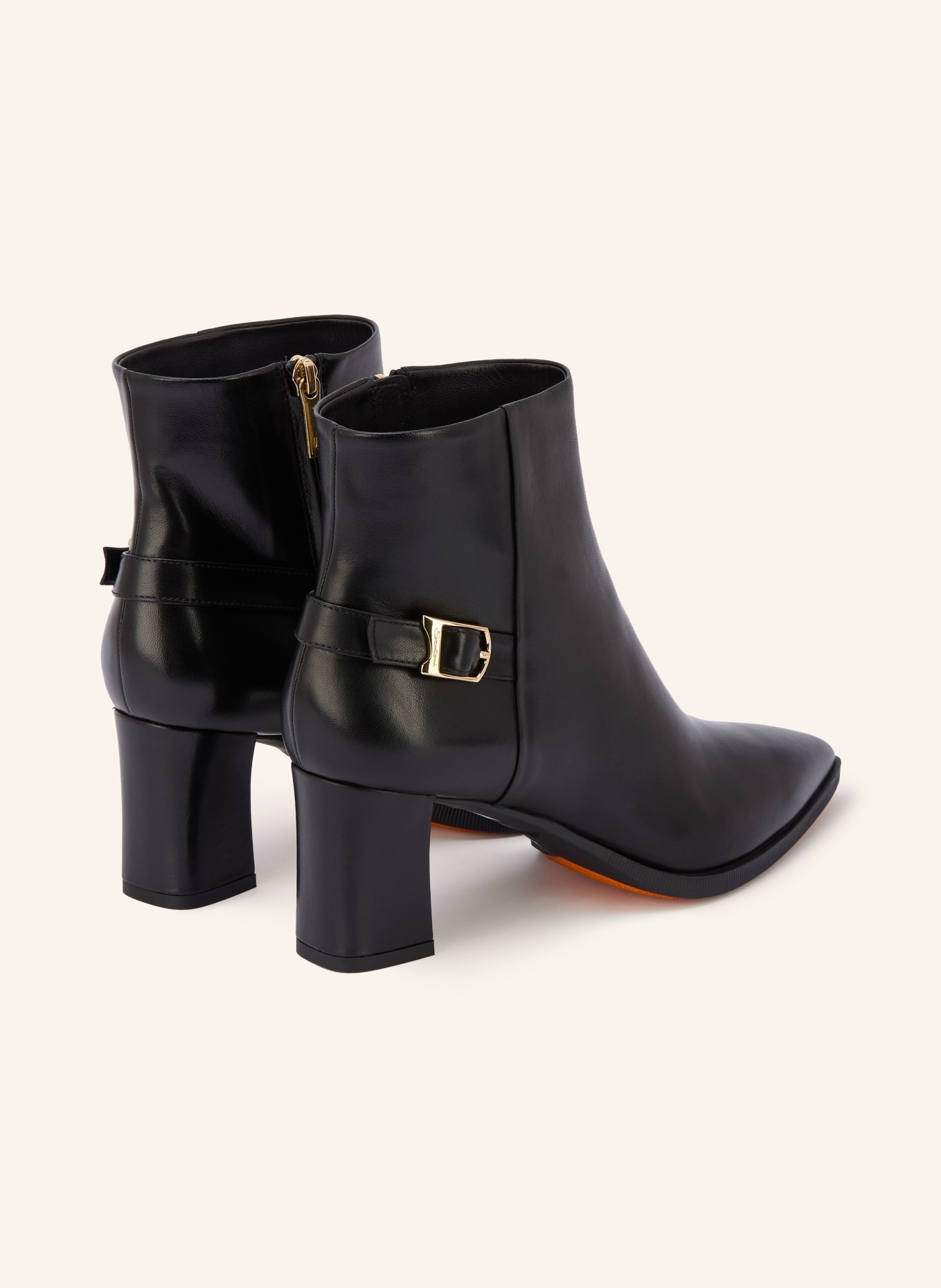 Santoni Stiefeletten ELLY: SCHWARZ / GOLD