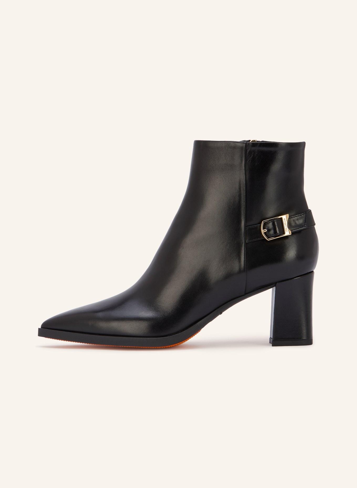 Santoni Stiefeletten ELLY: SCHWARZ / GOLD
