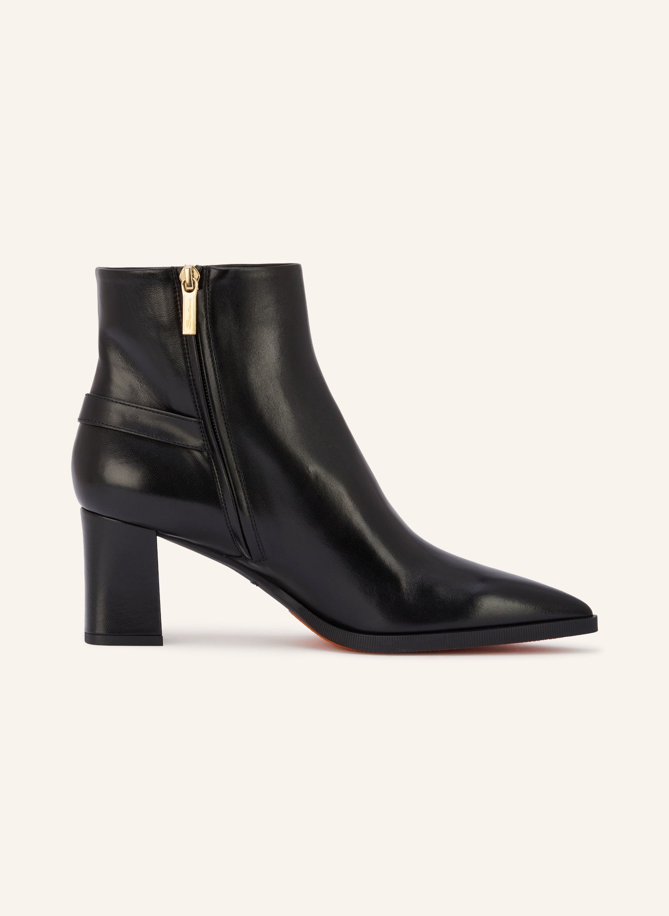 Santoni Stiefeletten ELLY: SCHWARZ / GOLD