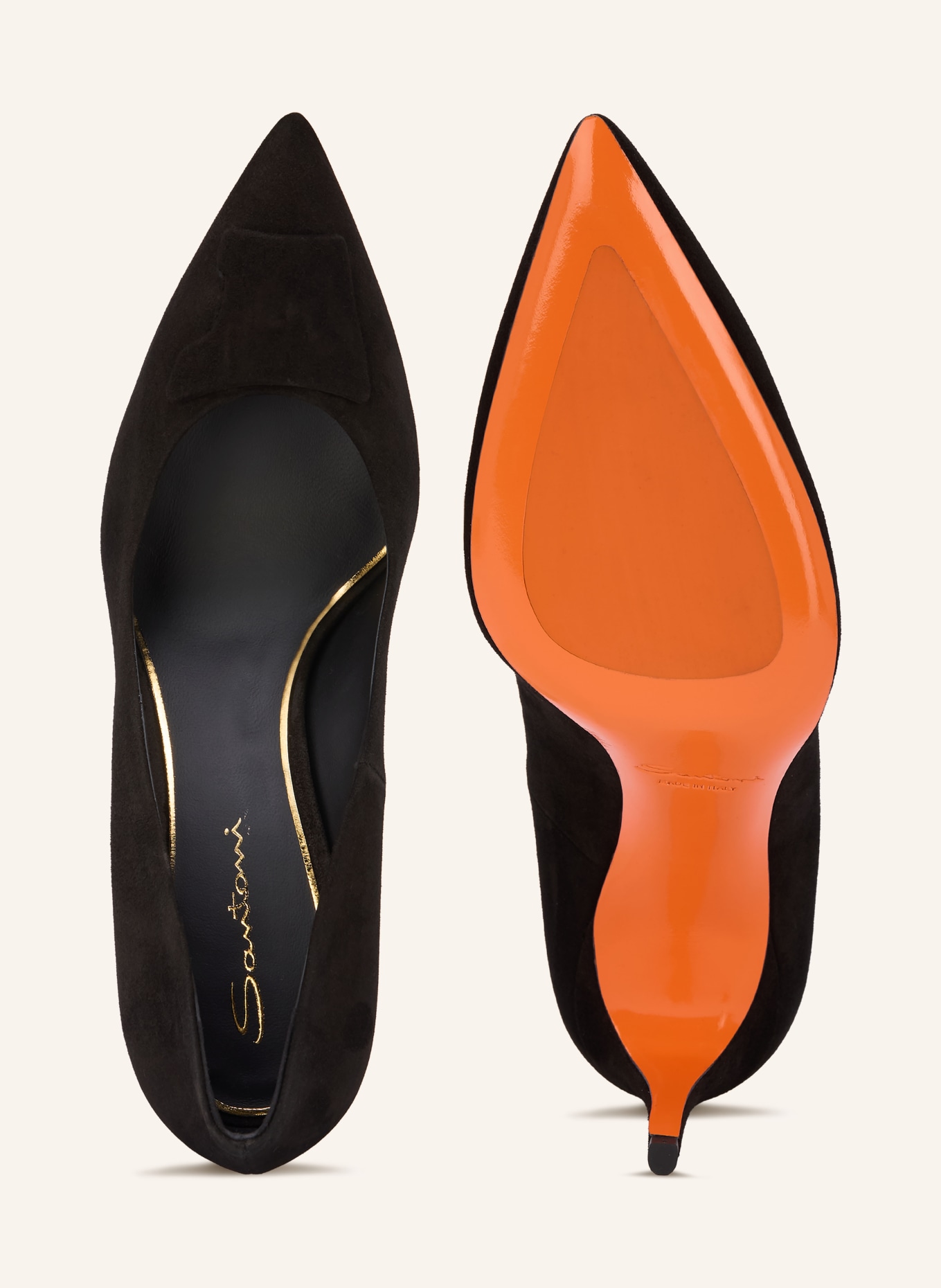 Santoni SIBIL Pumps: BLACK