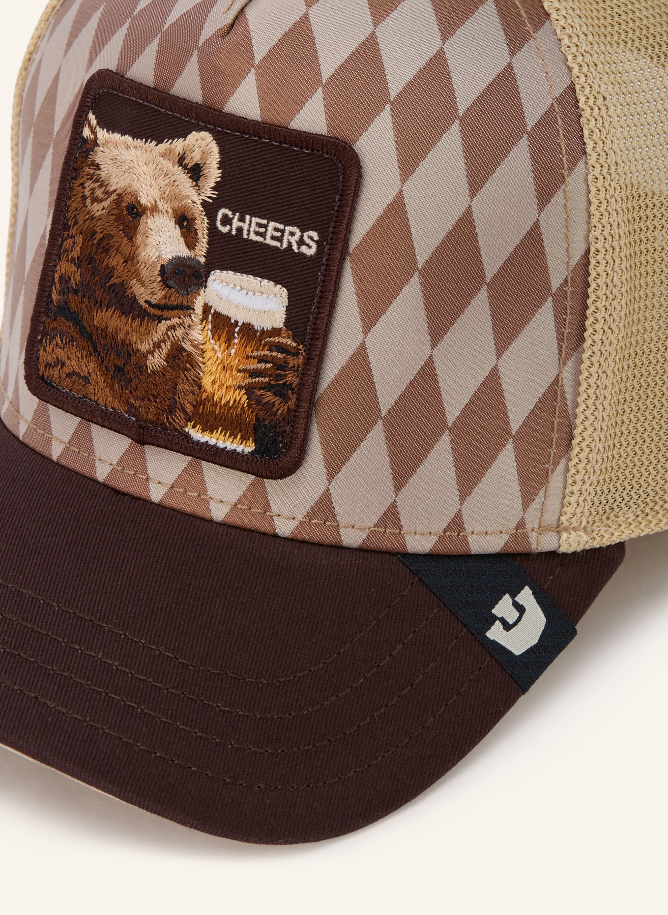 GOORIN BROS. CHEERS Cap: DARK BROWN / BEIGE