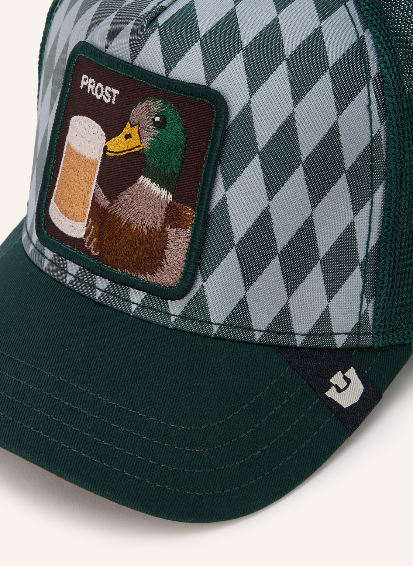 GOORIN BROS. PROST Cap: DARK GREEN / LIGHT GREEN