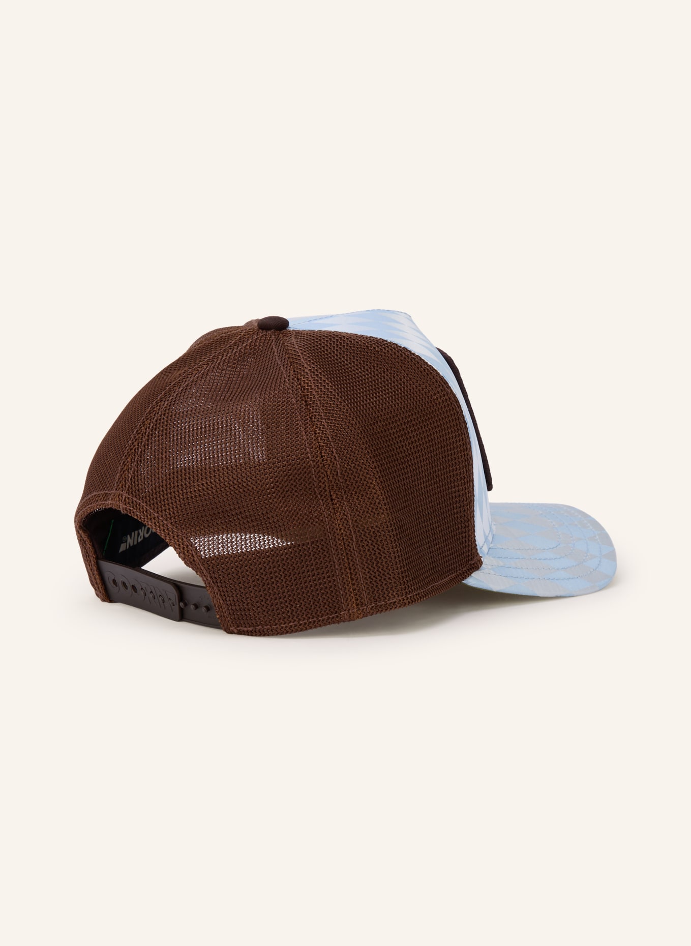 GOORIN BROS. ANOTHER ONE Cap: LIGHT BLUE / DARK BROWN / ORANGE