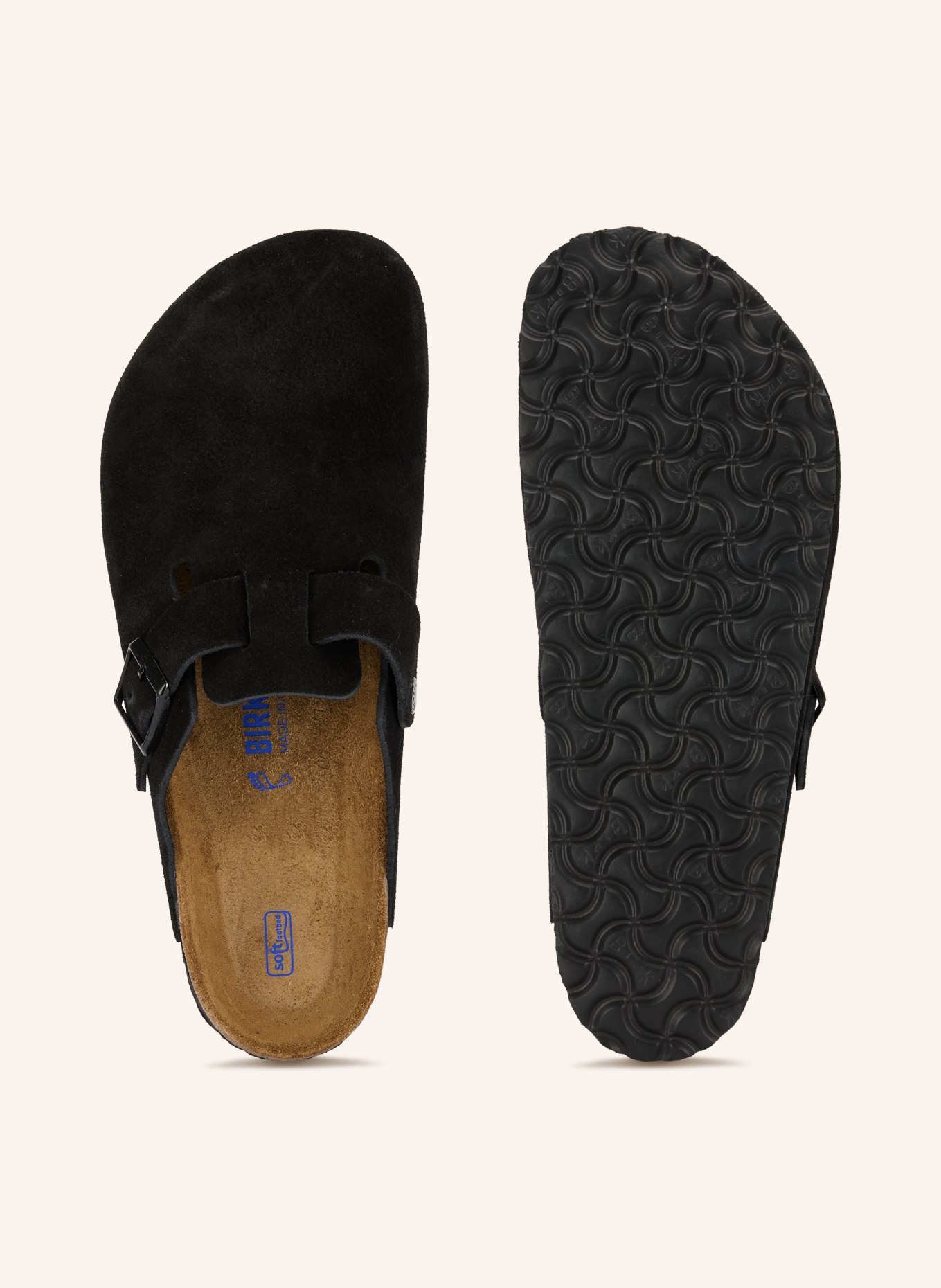 BIRKENSTOCK Sandales ouvertes BOSTON: NOIR