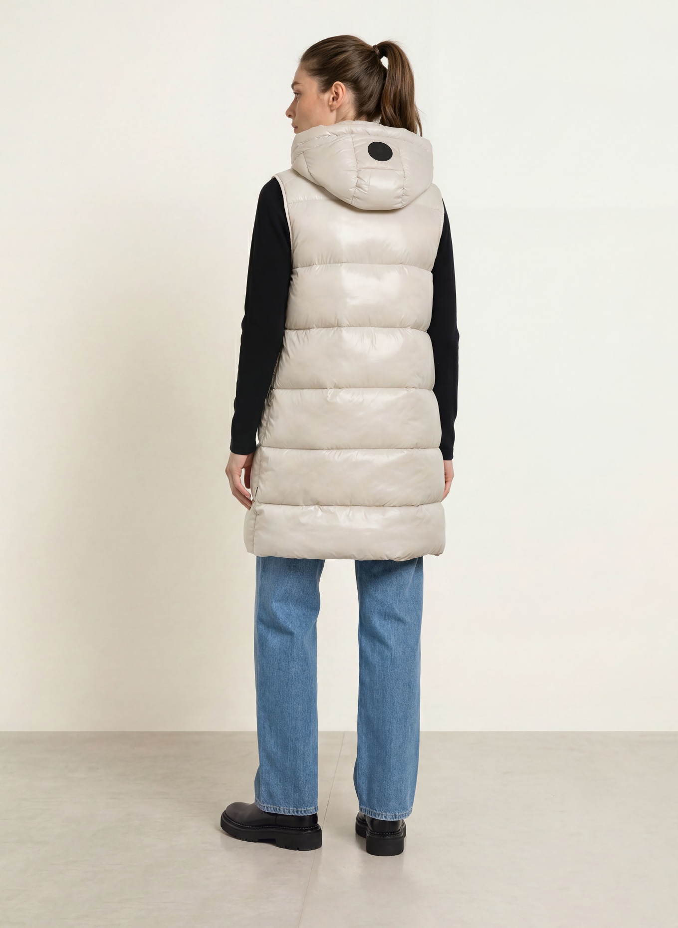SAVE THE DUCK IRIA Quilted Vest: BEIGE