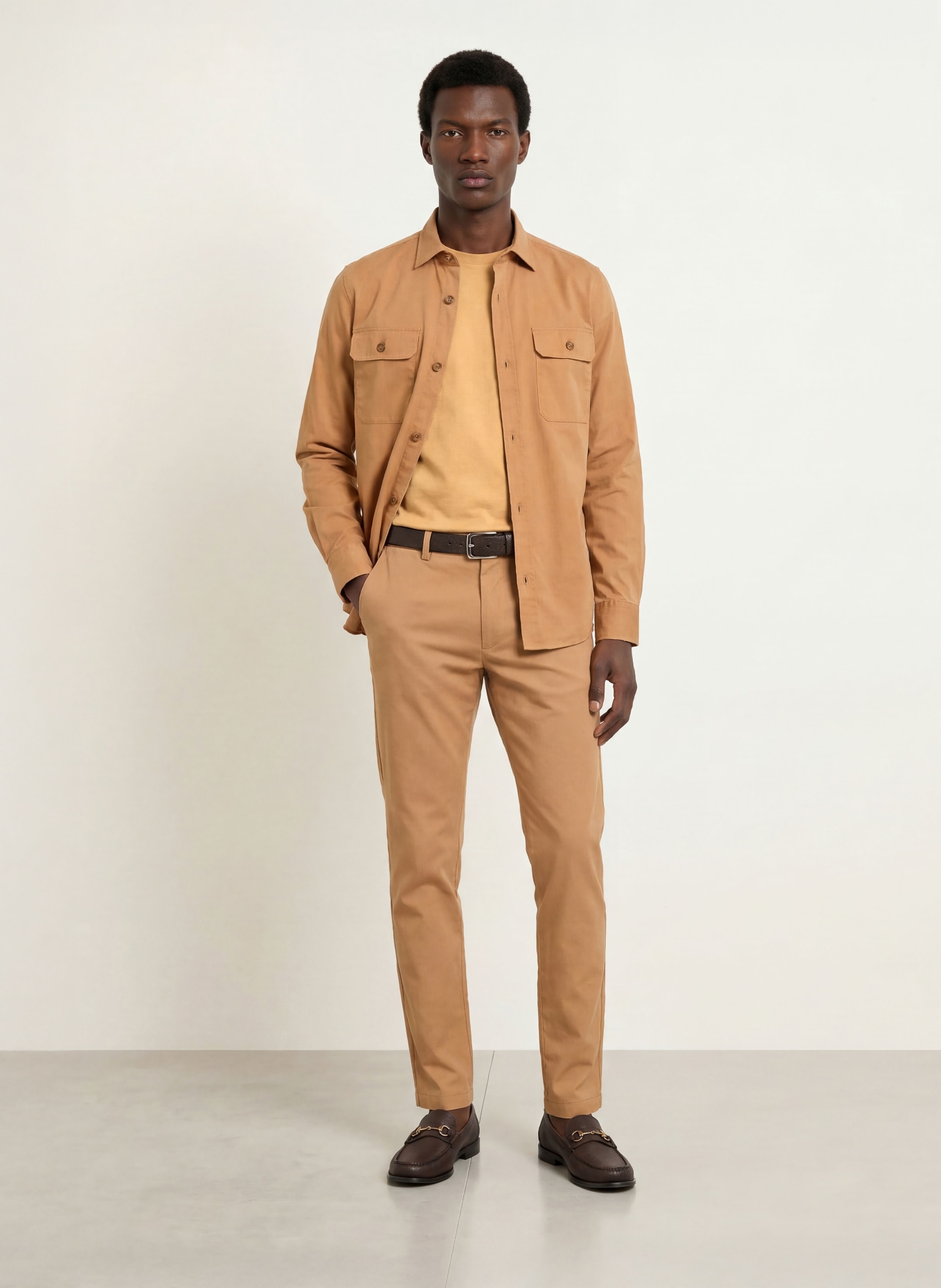 BOSS T-Shirt TAUT: CAMEL