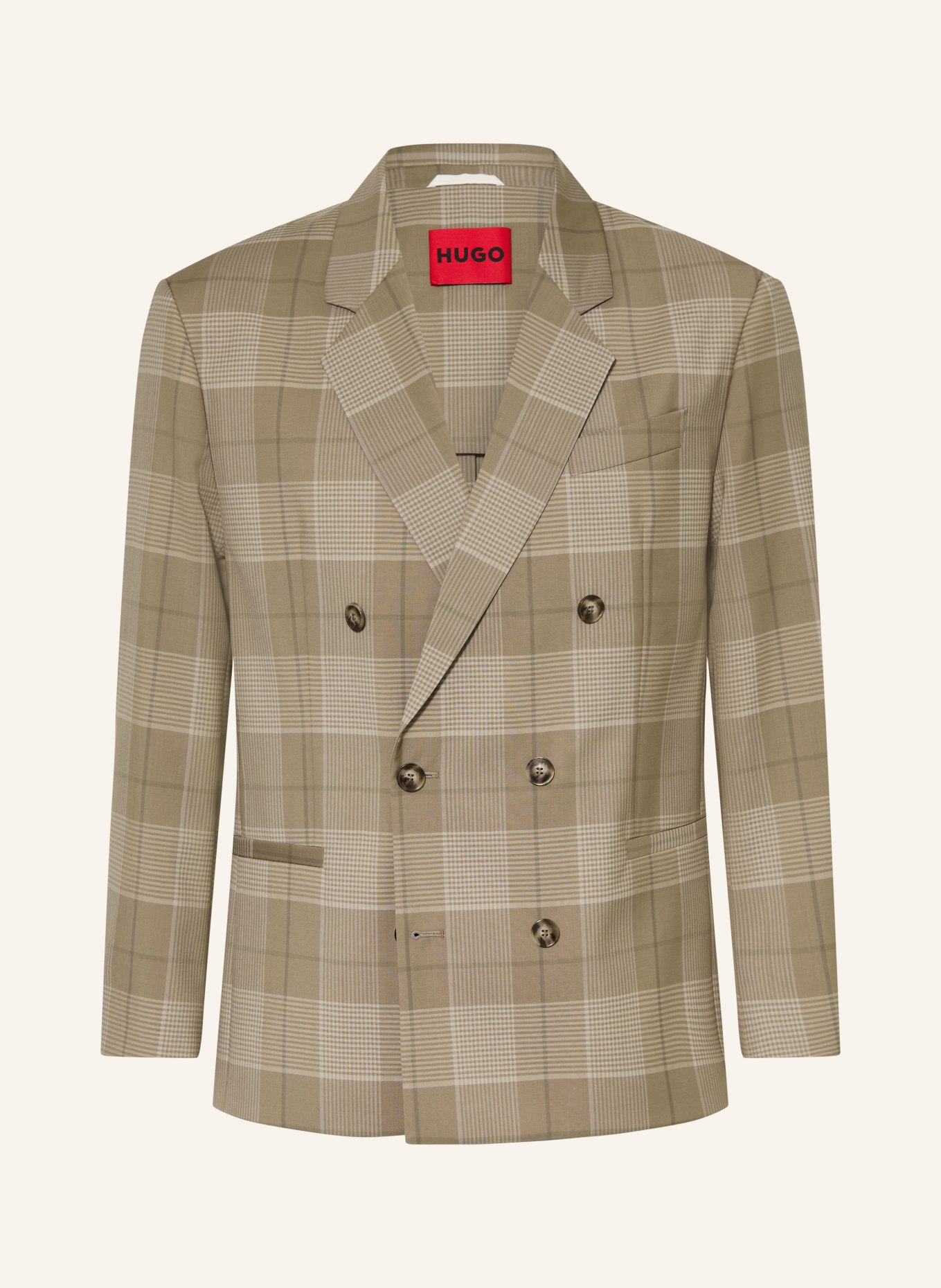 HUGO KANO Modern Fit Blazer: BEIGE / ECRU / TAUPE