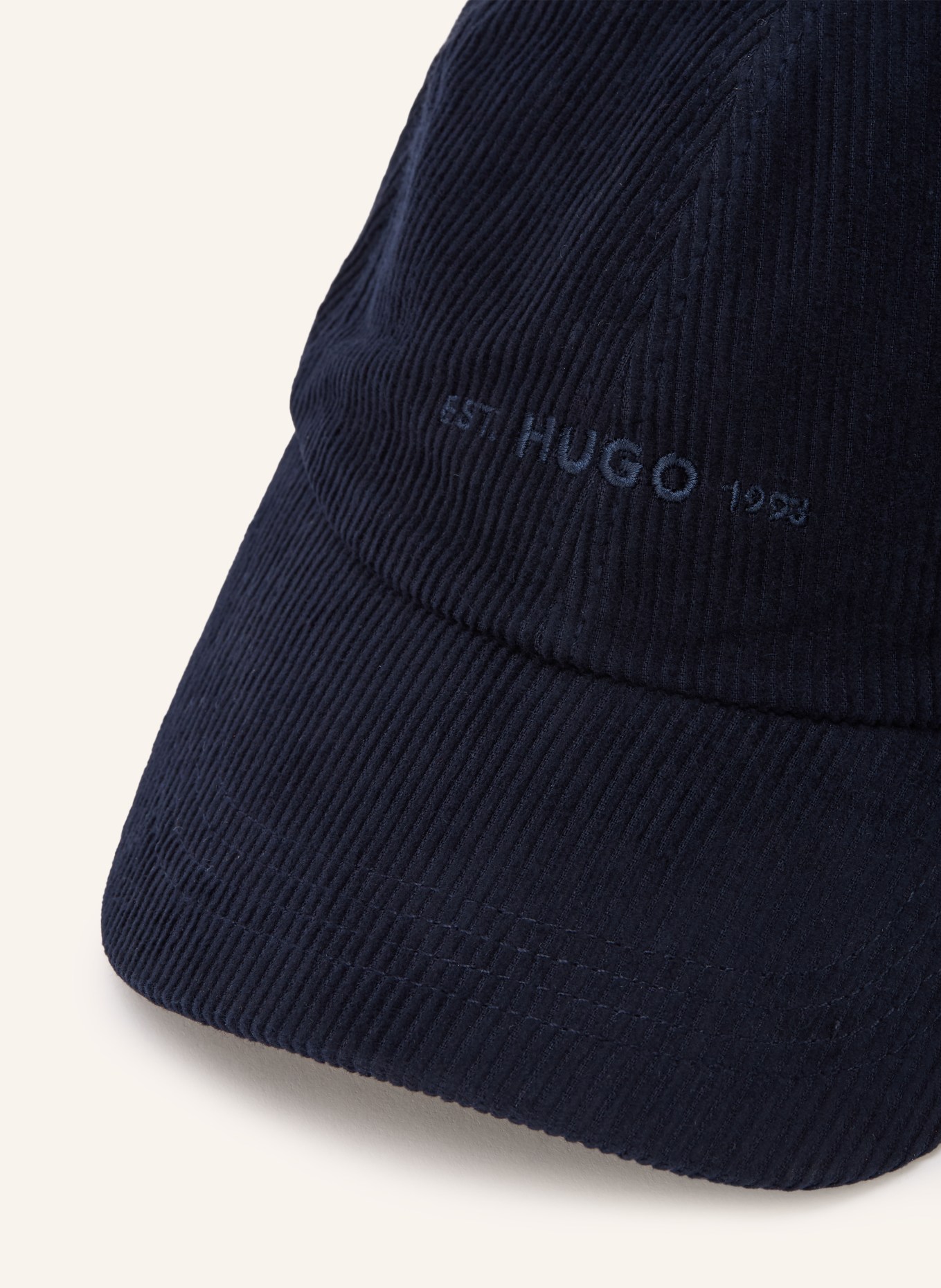 HUGO Cord Cap METT: DARK BLUE