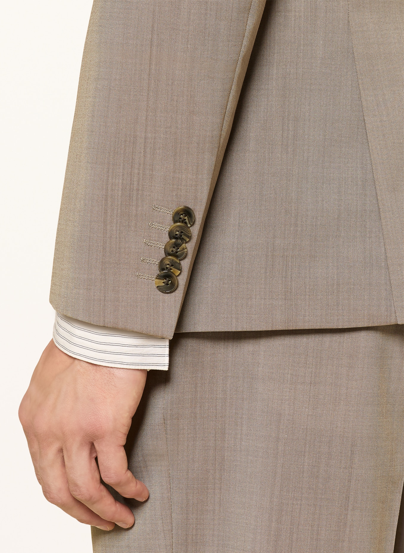HUGO KARLO Modern Fit Suit Jacket: 928 Beige Overflow
