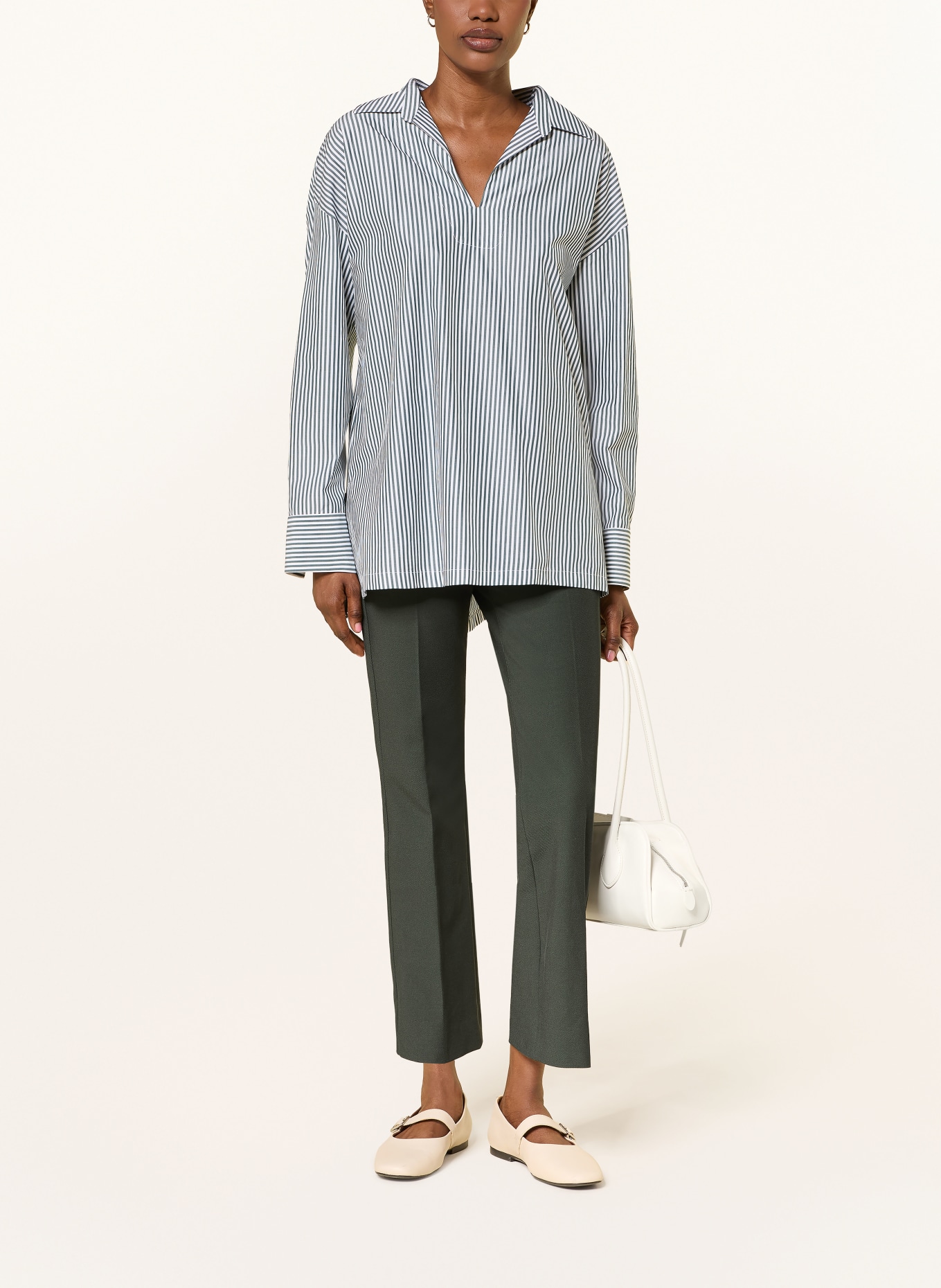S Max Mara Pants: DARK GREEN