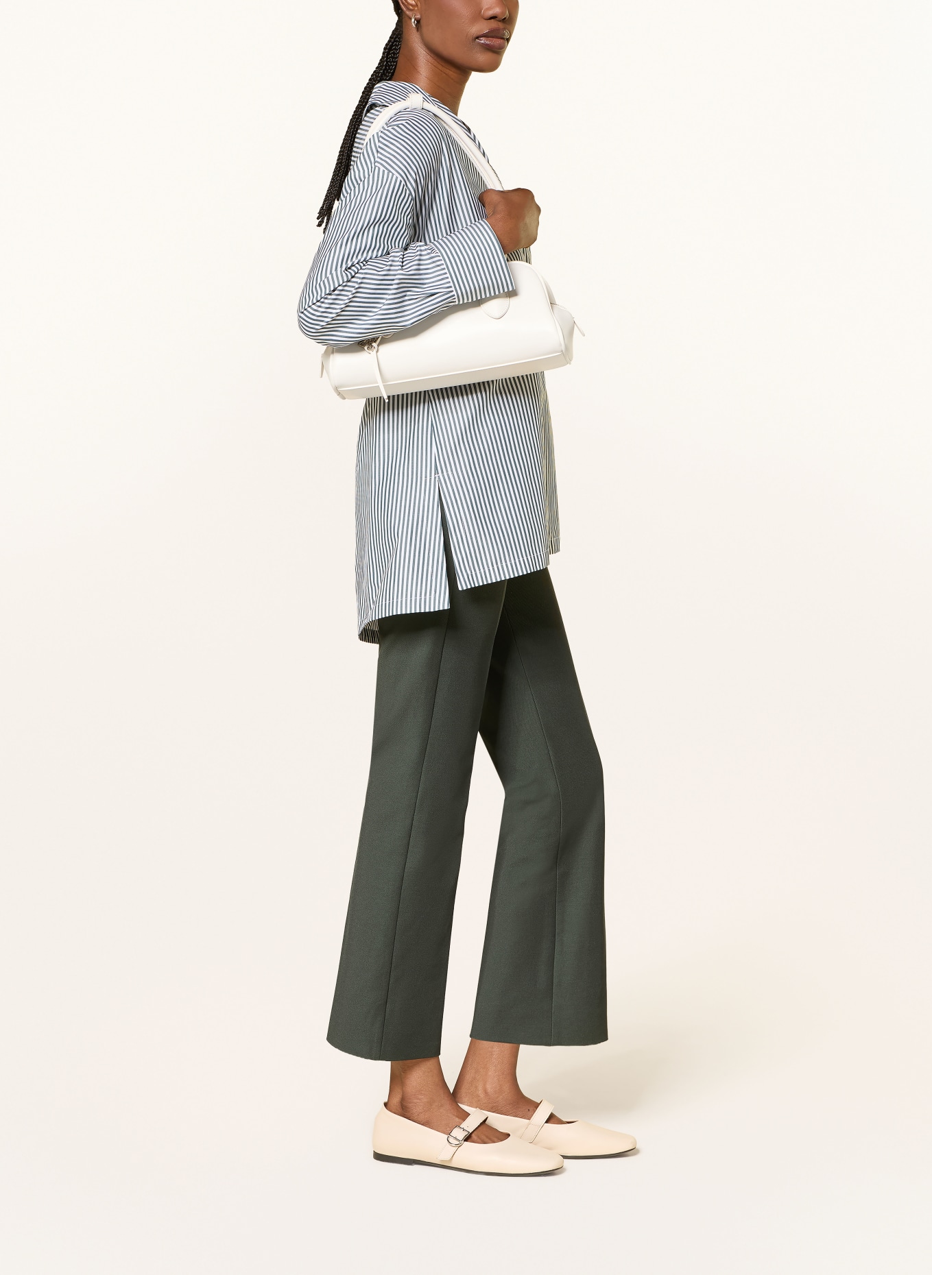S Max Mara Pants: DARK GREEN