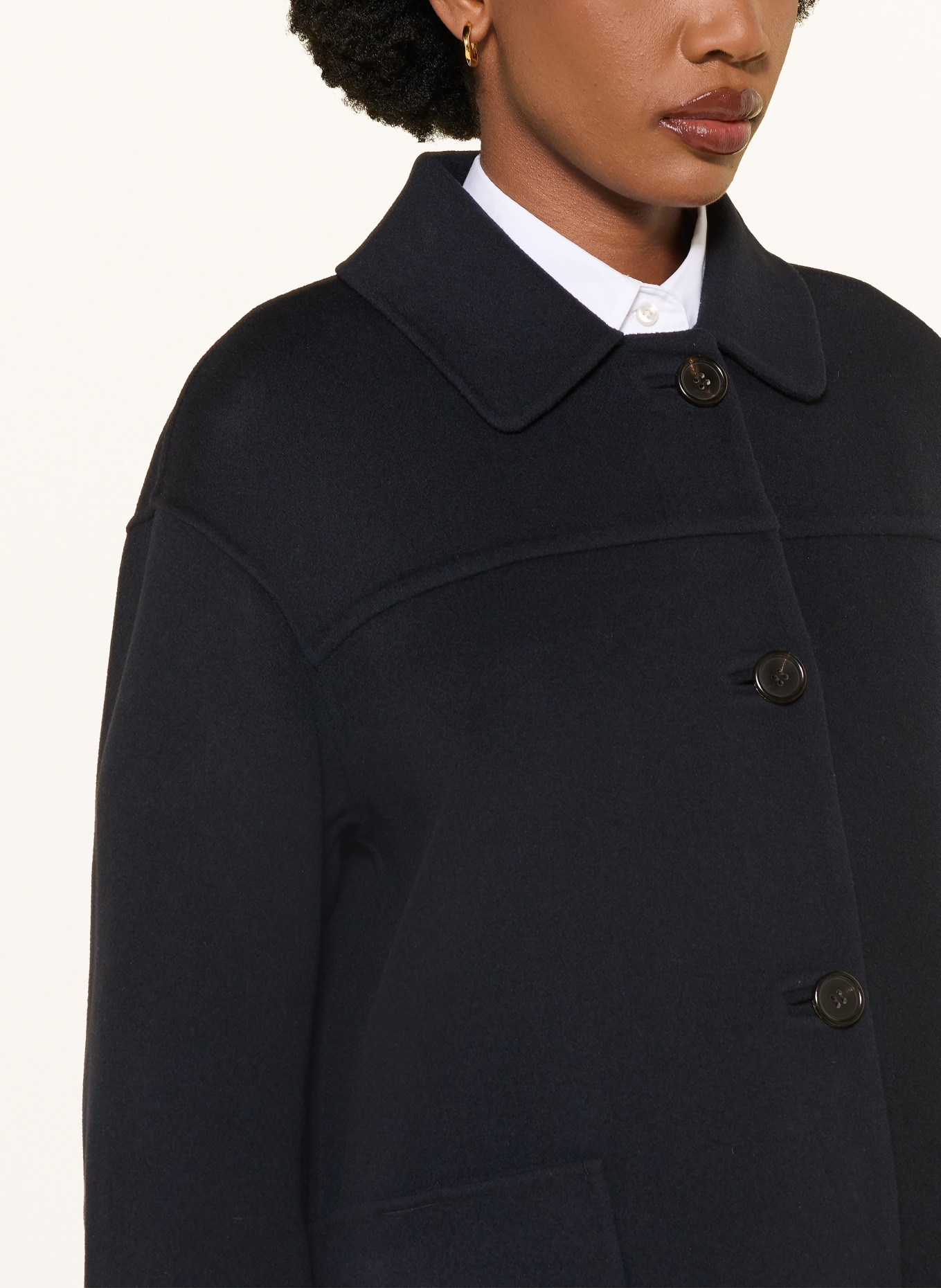 S Max Mara GIUGNO Jacket: DARK BLUE