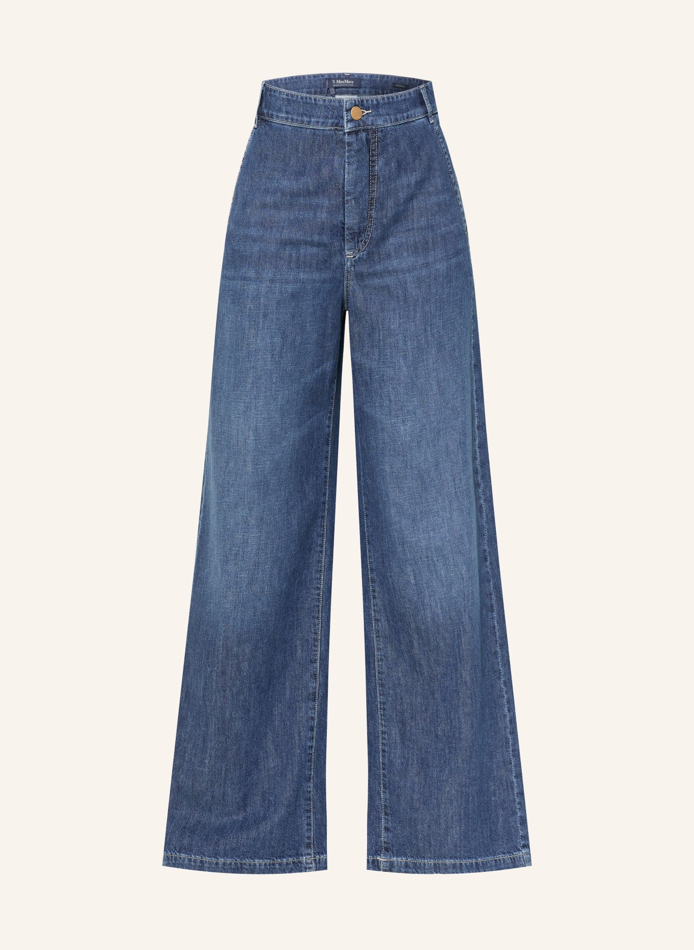 S Max Mara Wide Leg Jeans GELATO: 008 CHINA BLUE