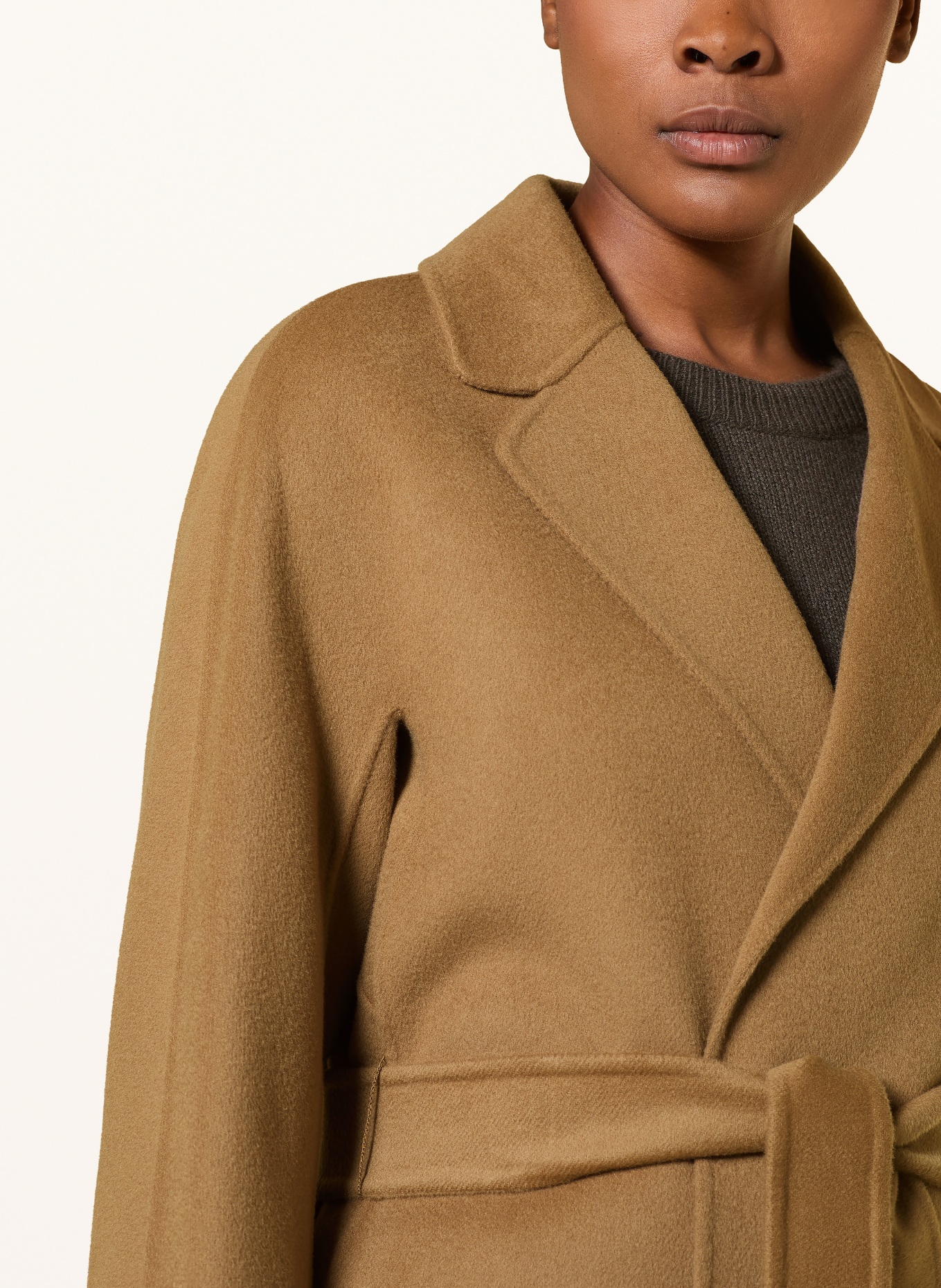 S Max Mara Wollmantel ESTURIA: CAMEL