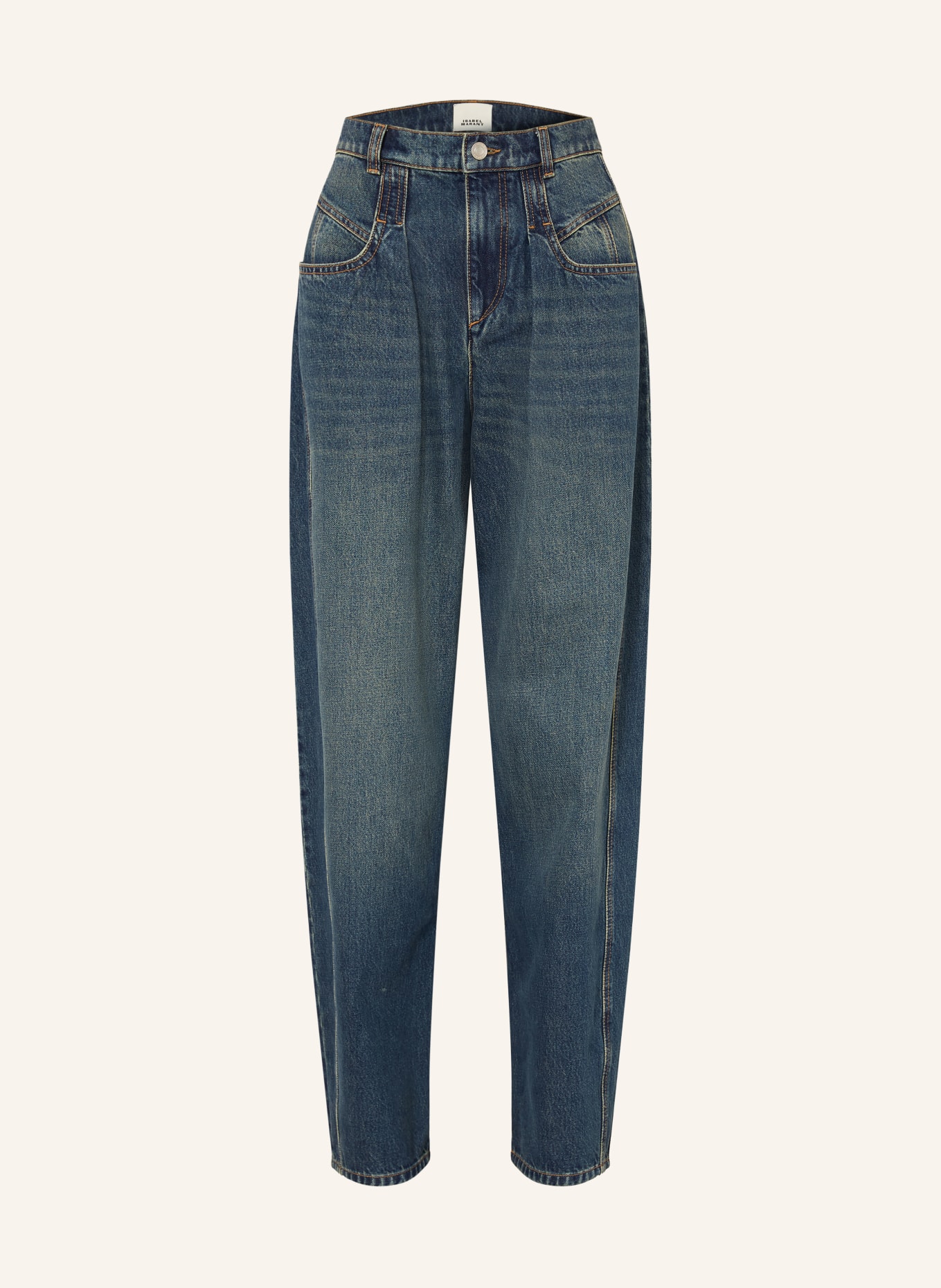 ISABEL MARANT Barrel Jeans LISHA: 30FB faded blue