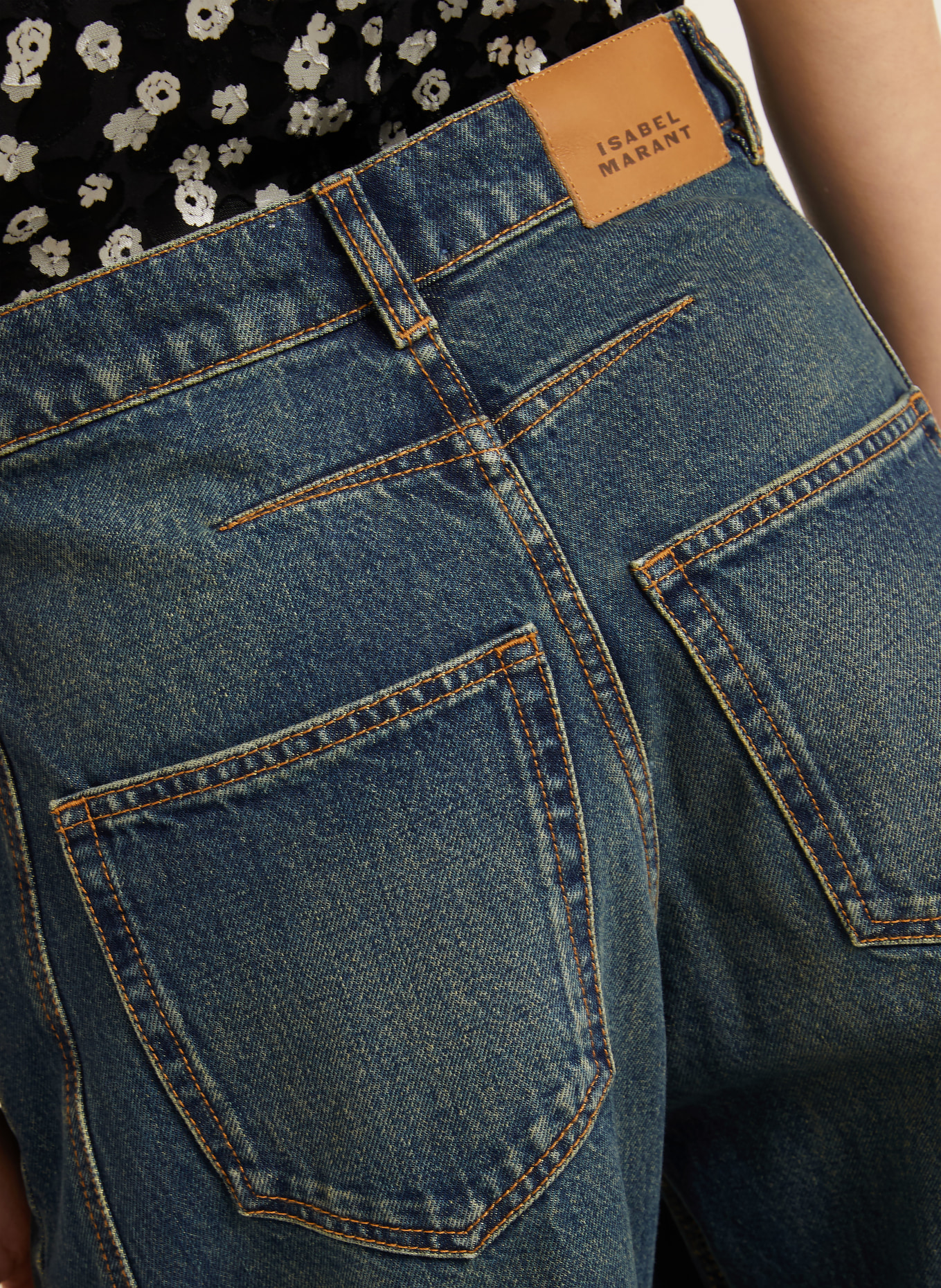 ISABEL MARANT Barrel Jeans LISHA: 30FB faded blue