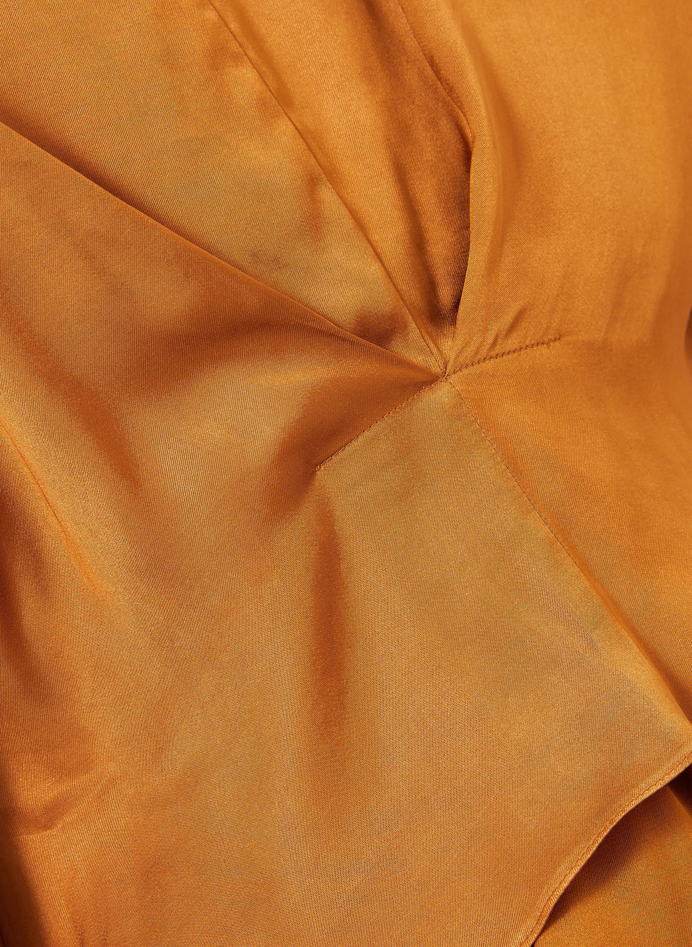 ISABEL MARANT Satinshirt SAKINE: COGNAC