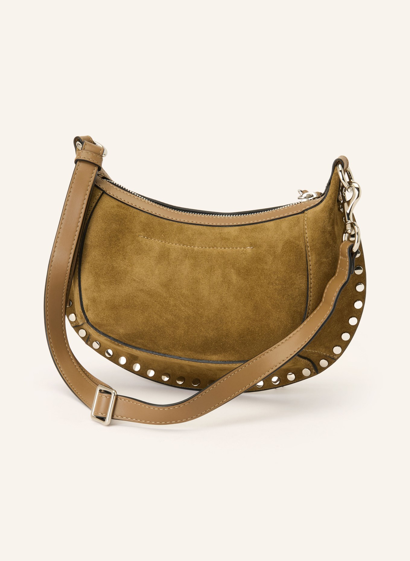 ISABEL MARANT Sac à bandoulière OSKAN MOON POCKET: KAKI
