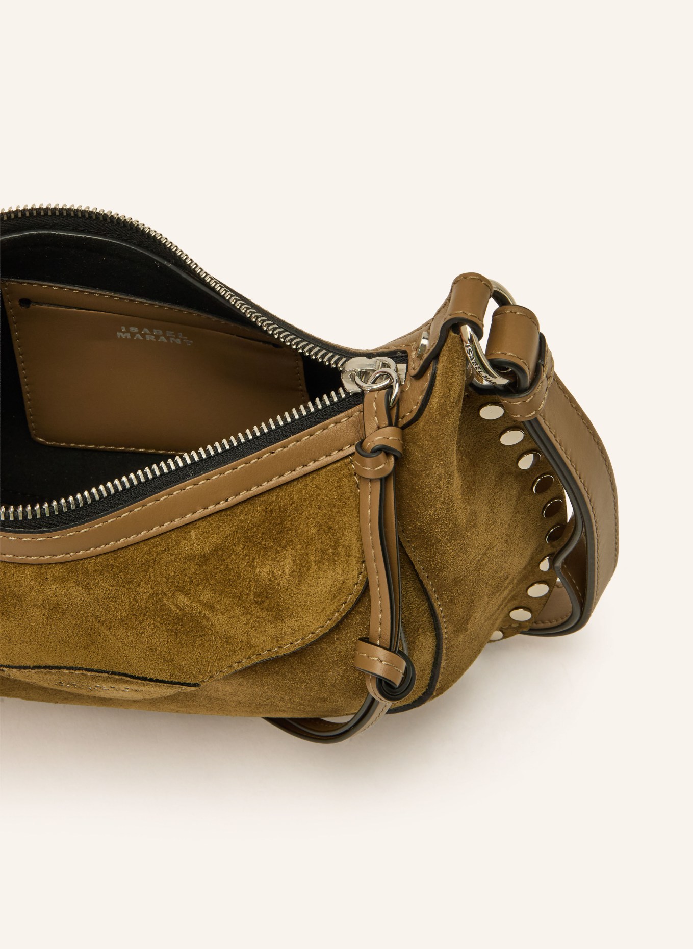 ISABEL MARANT Sac à bandoulière OSKAN MOON POCKET: KAKI