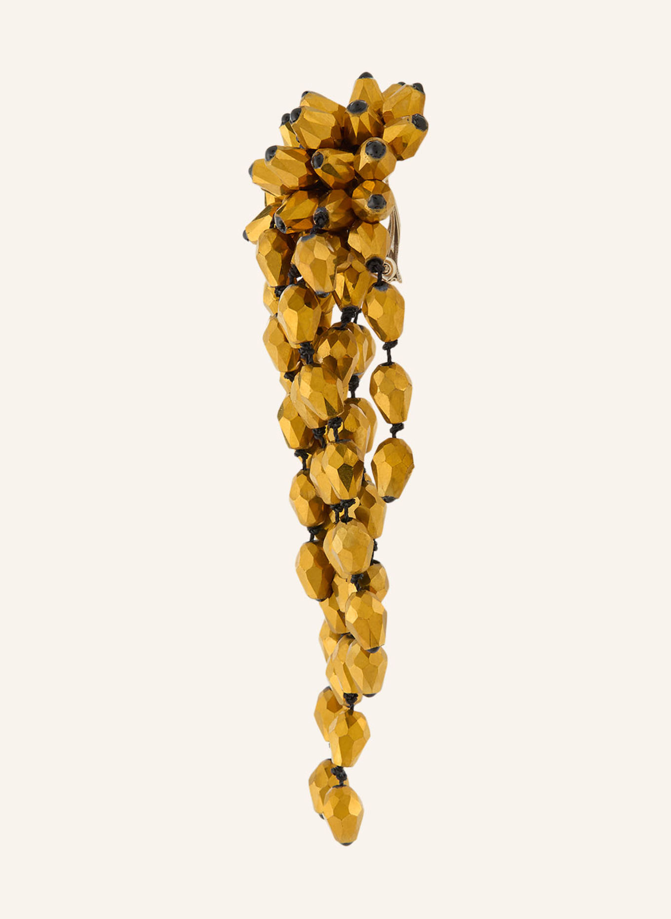 ISABEL MARANT Øreclips CLIP EARRINGS: GULD / SORT