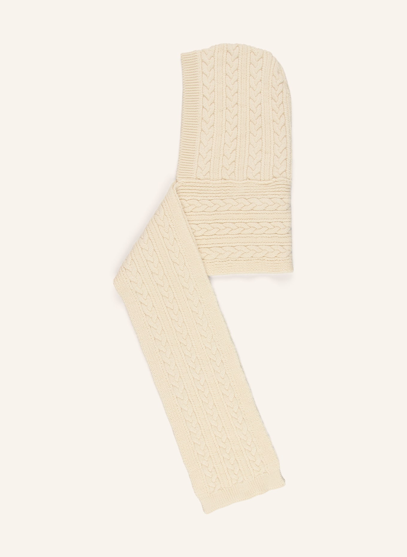 ISABEL MARANT Sjaal HONORINE met capuchon: ECRU