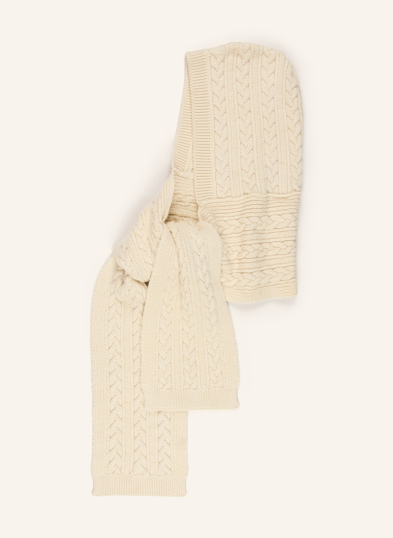 ISABEL MARANT Sjaal HONORINE met capuchon: ECRU