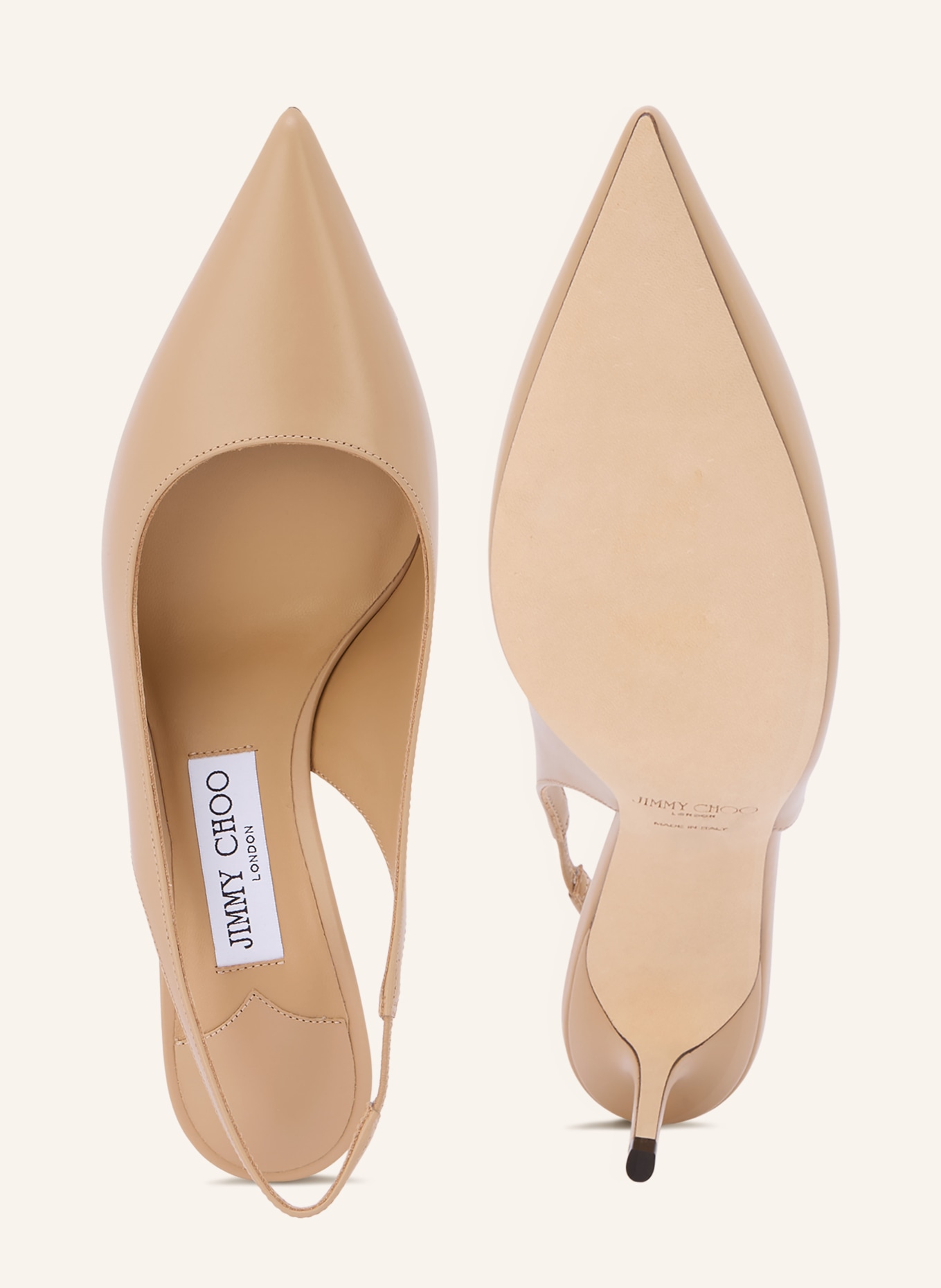 JIMMY CHOO Lodičky LOVE 65: BÉŽOVÁ
