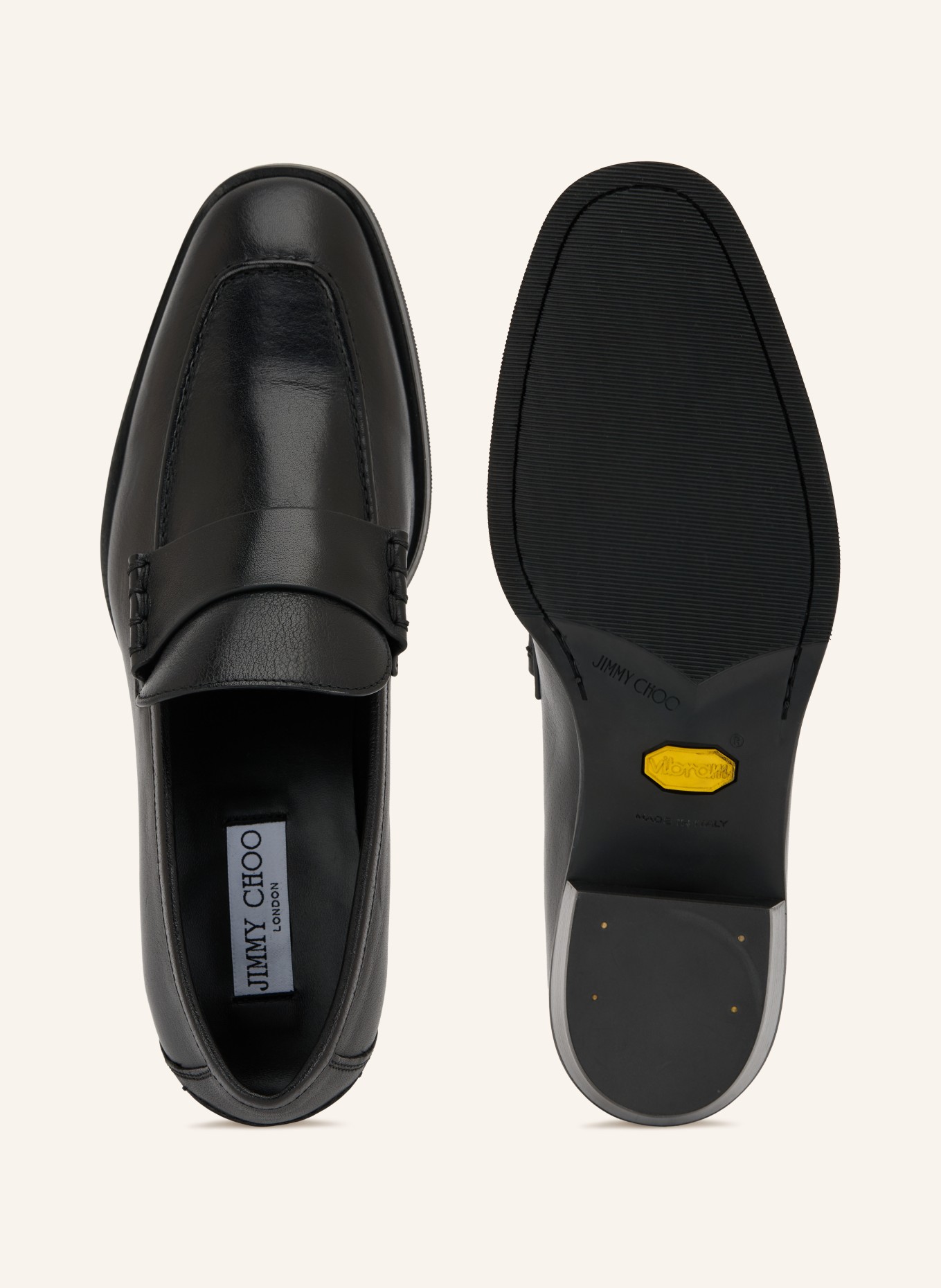 JIMMY CHOO Loafers WILDER: ZWART