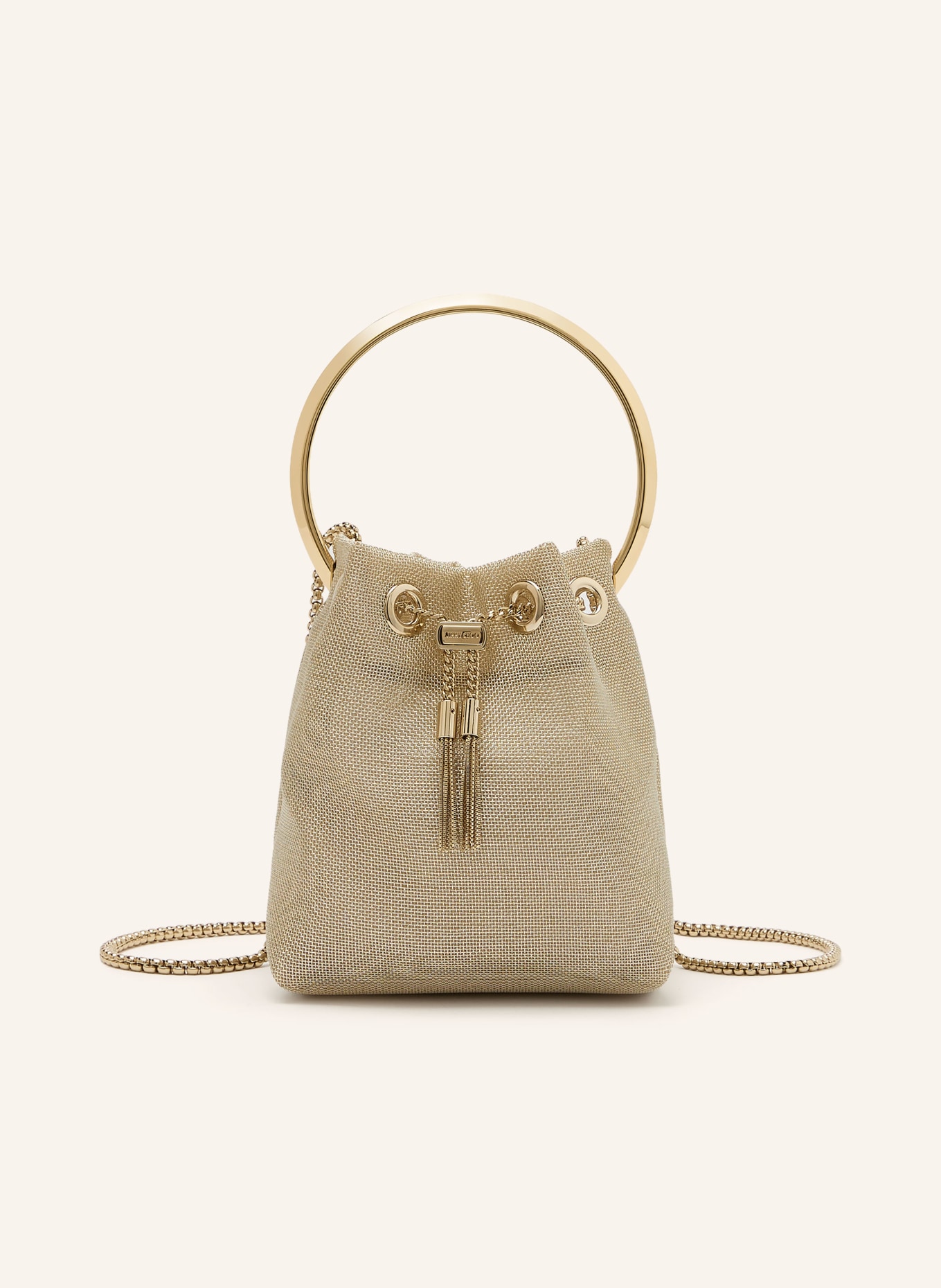 JIMMY CHOO Listonoszka BON BON MINI: ZŁOTY