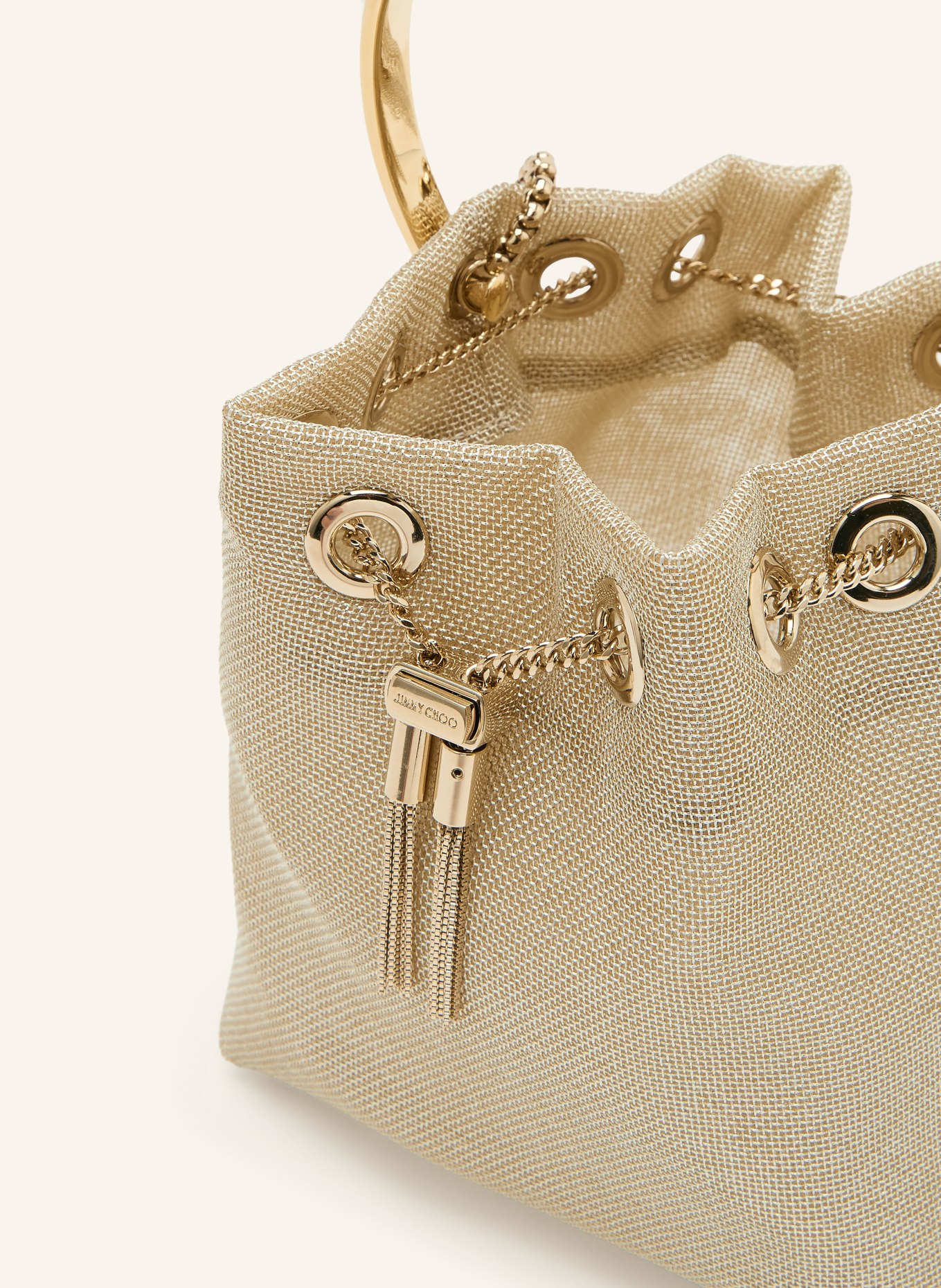 JIMMY CHOO Listonoszka BON BON MINI: ZŁOTY