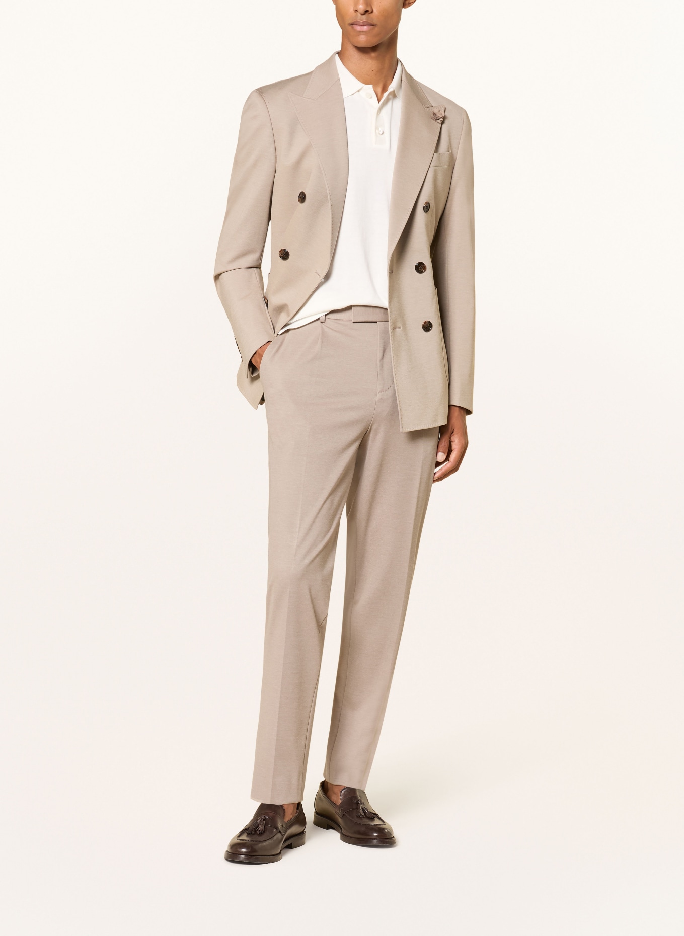 JOOP! RENNET Regular Fit Suit Trousers: 260 Medium Beige 260