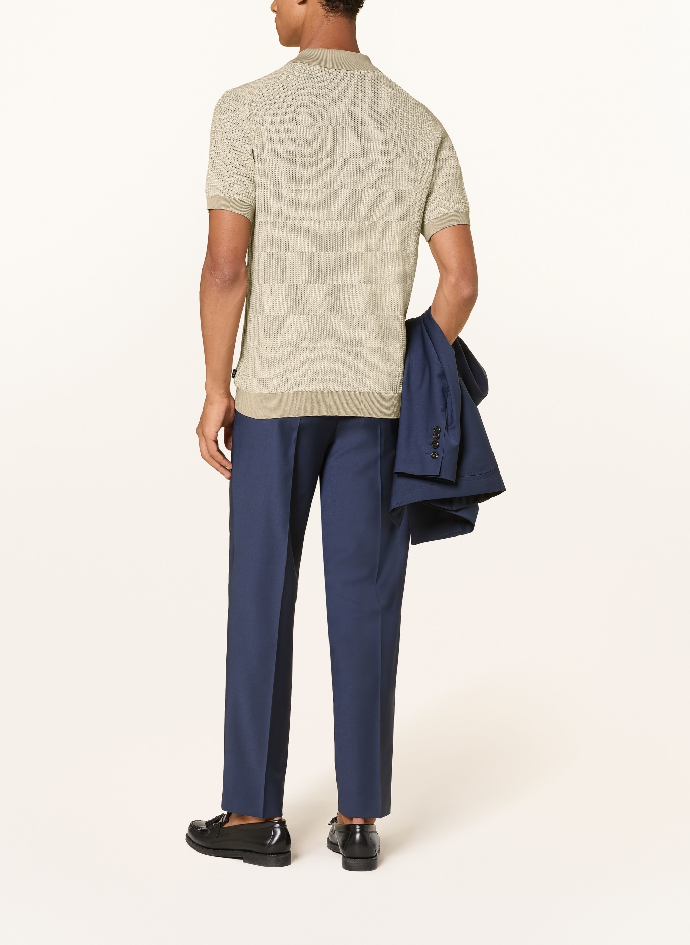 JOOP! Knit Polo Shirt BRIANORO: BEIGE