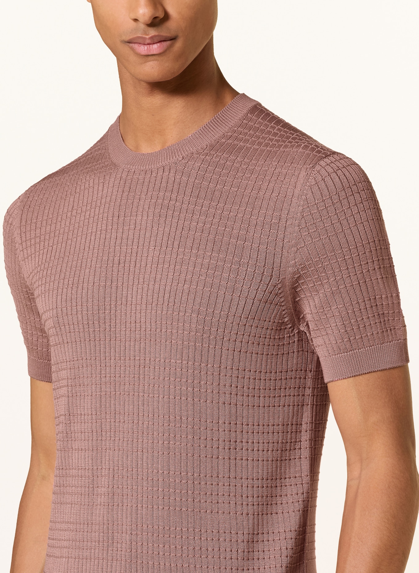 JOOP! ELIO Knit Shirt: DUSKY PINK