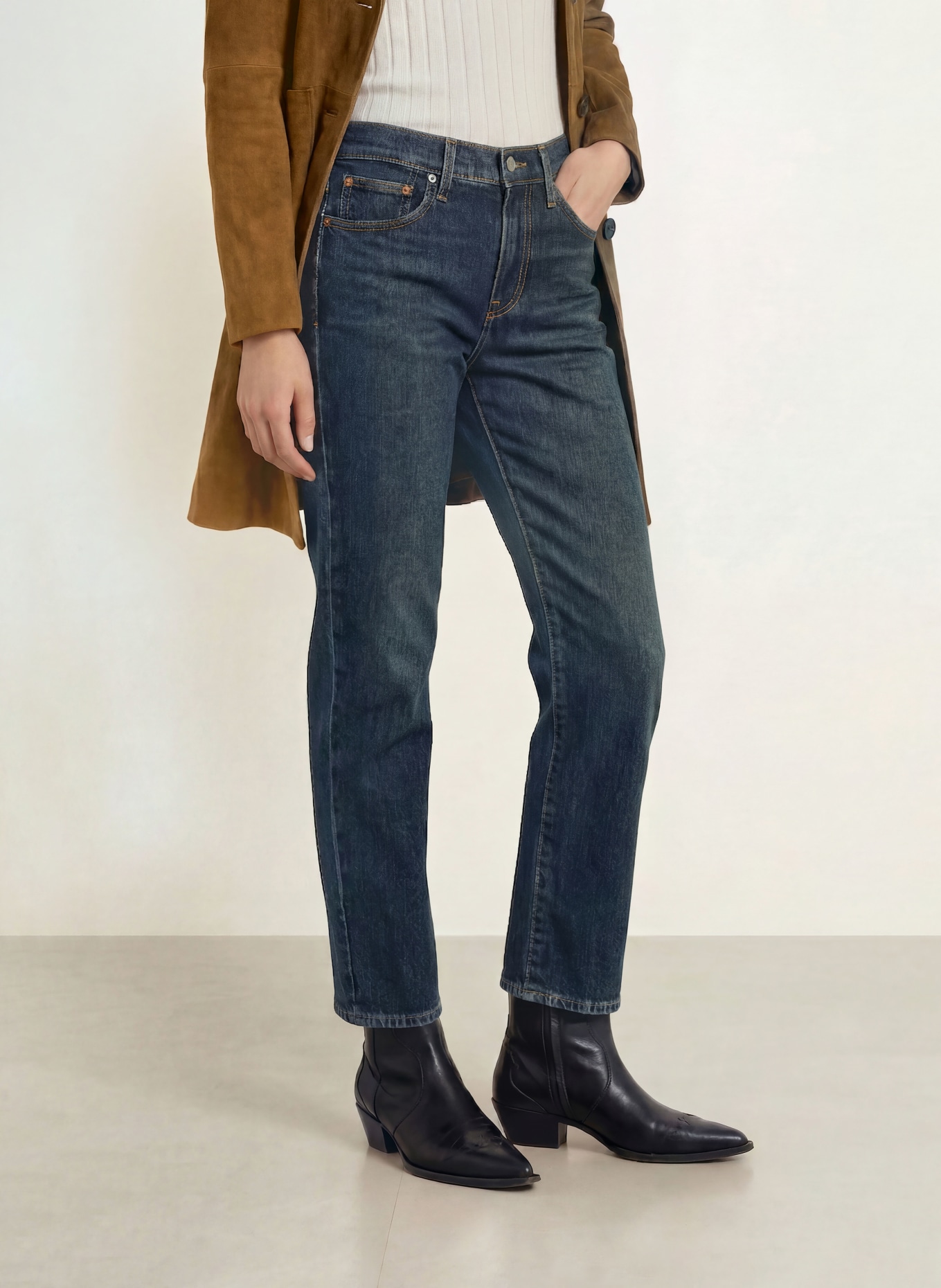 Levi's® Skinny džíny WEDGIE SLIM: 02 Dark Indigo - Worn In