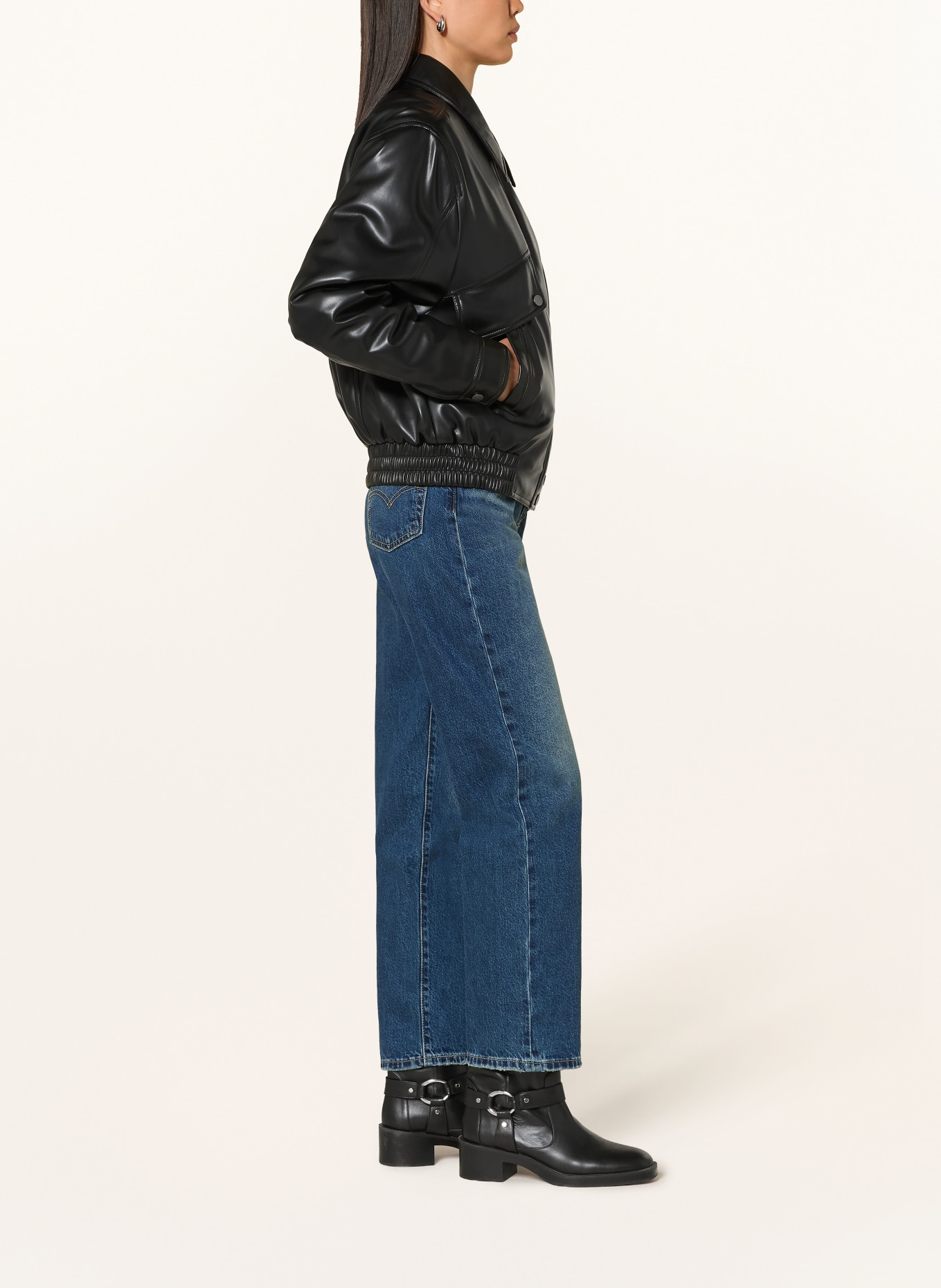 Levi's® Straight jeans EASY DAD FREE LUNCH: 04 Dark Indigo - Worn In