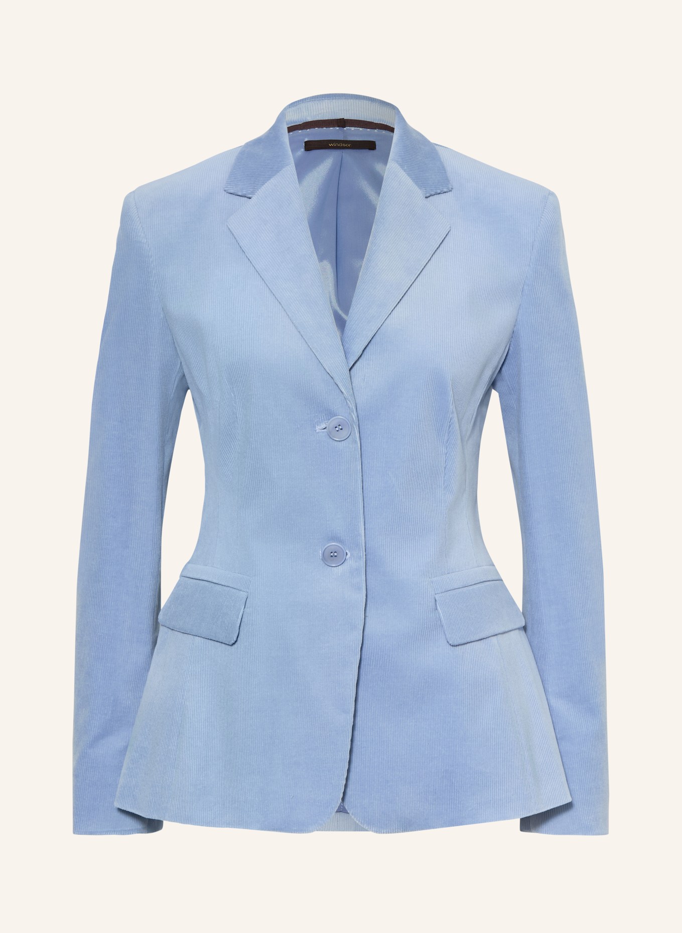 windsor. Corduroy blazer: LIGHT BLUE