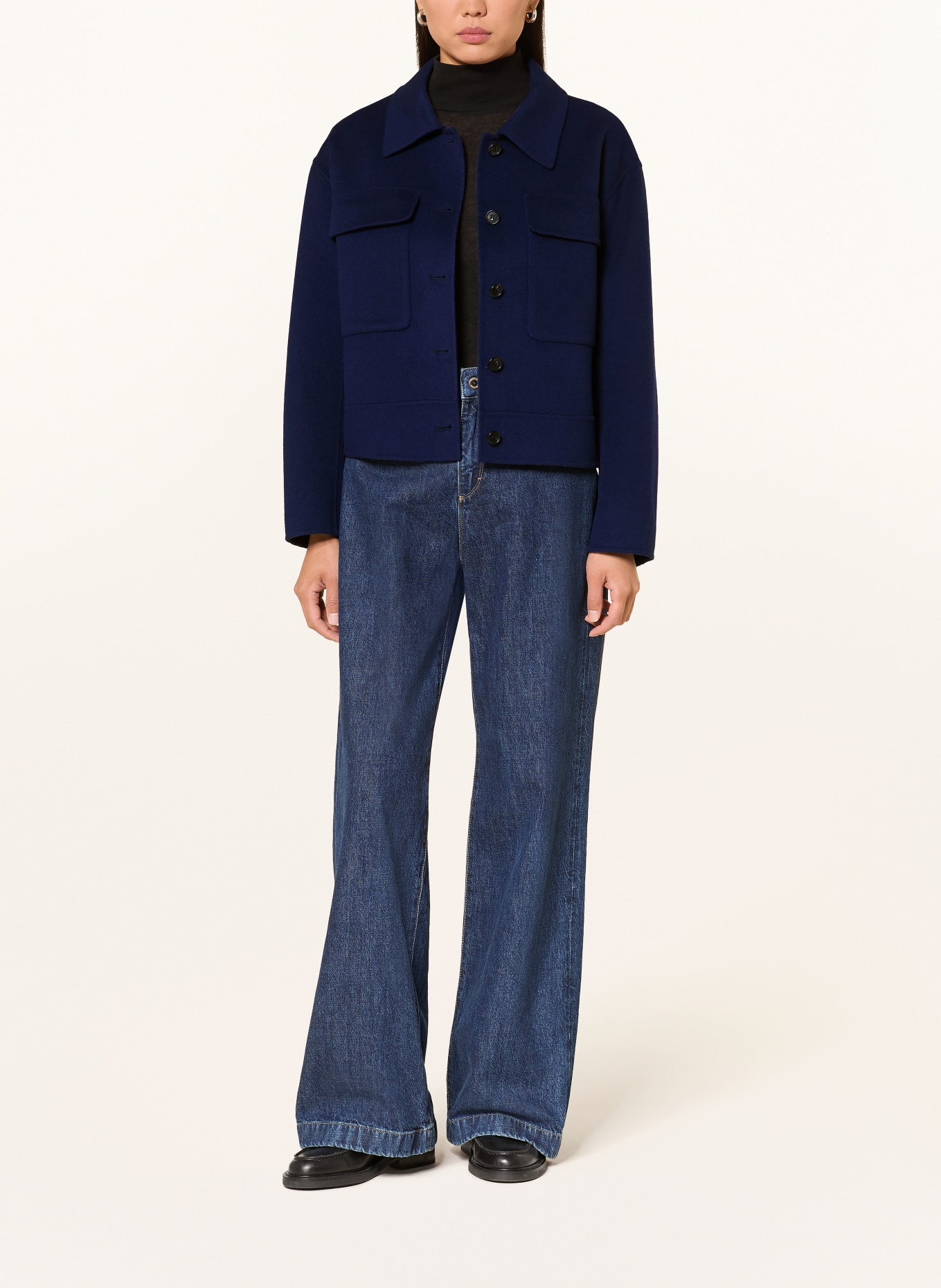 windsor. Pea coat: DARK BLUE