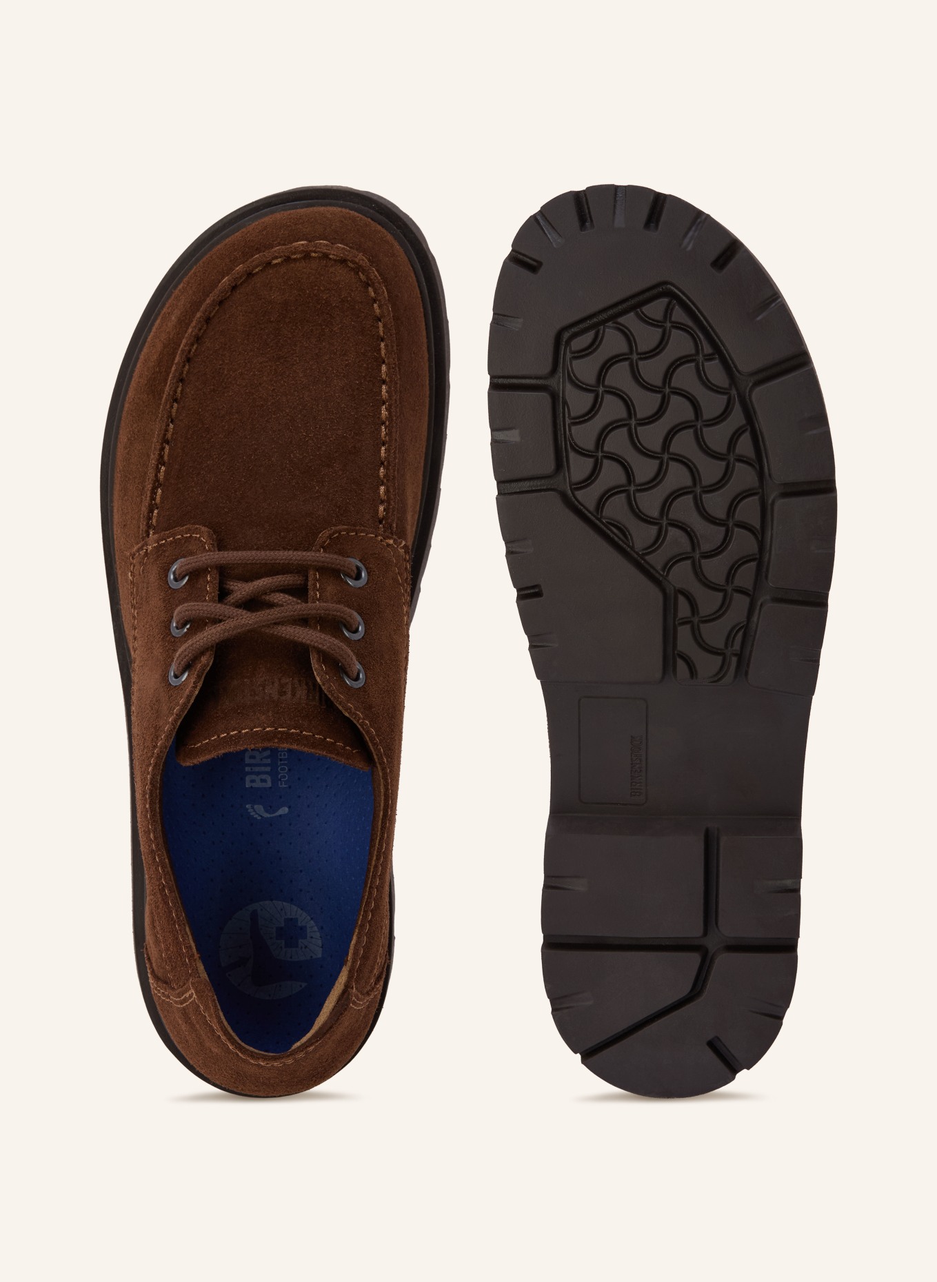 BIRKENSTOCK Schnürer HIGHWOOD MOC LACE: DUNKELBRAUN