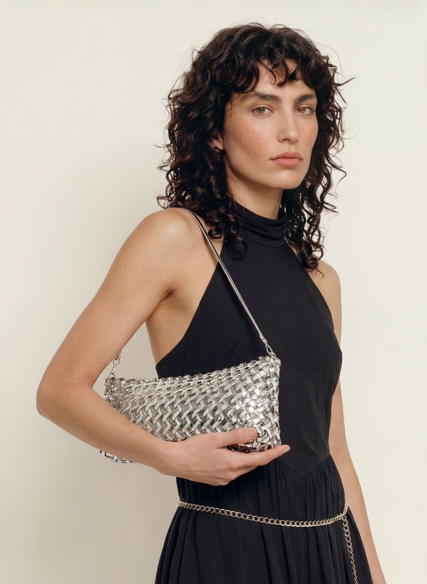 Naghedi Clutch GALA: ZILVER