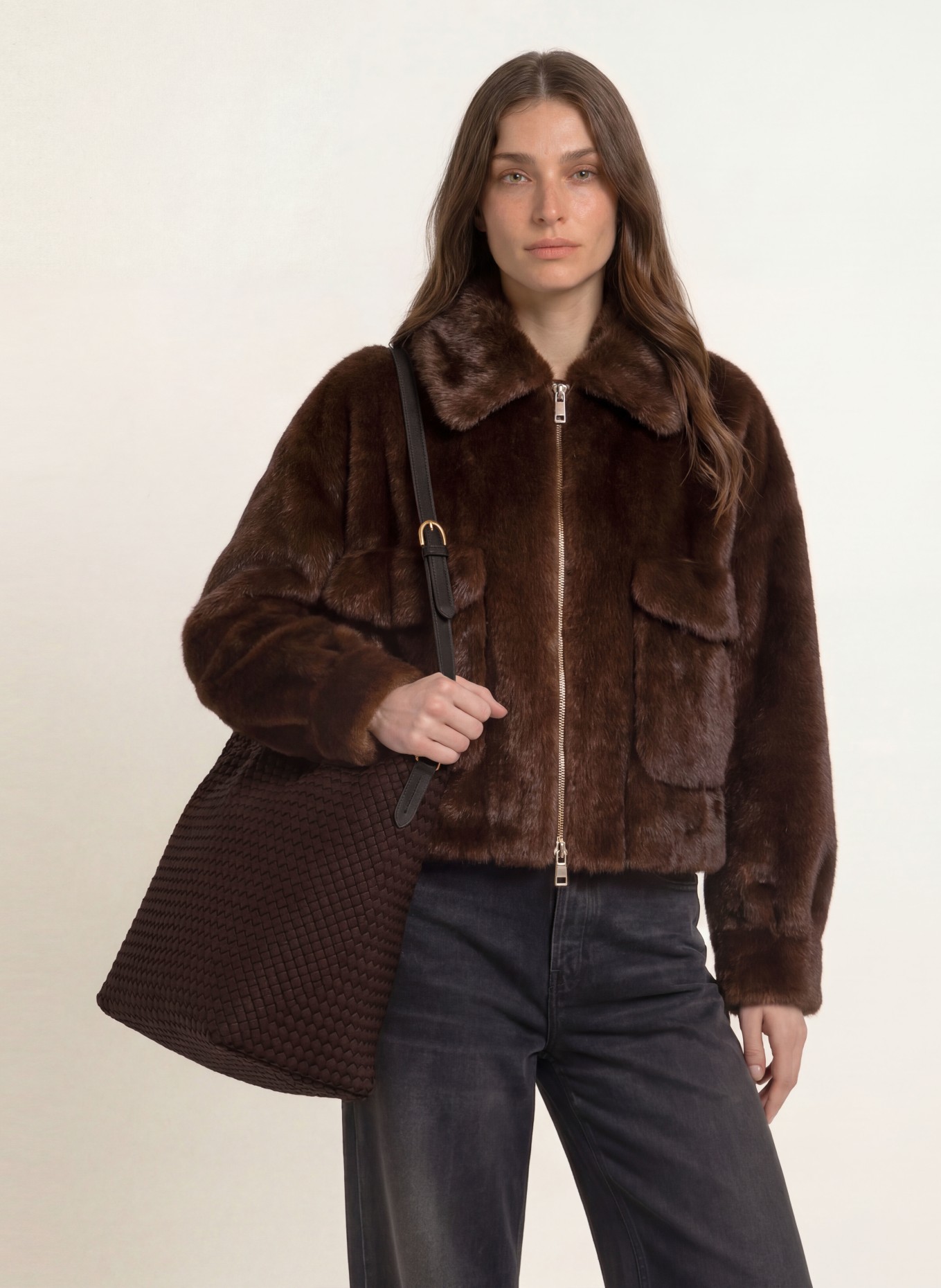 Naghedi Sac week-end GENEVA: MARRON FONCÉ