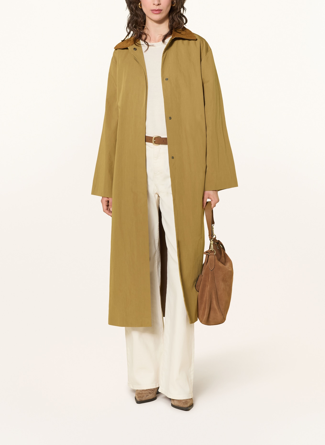 Stylein Mantel SYLVIA: KHAKI / BRAUN