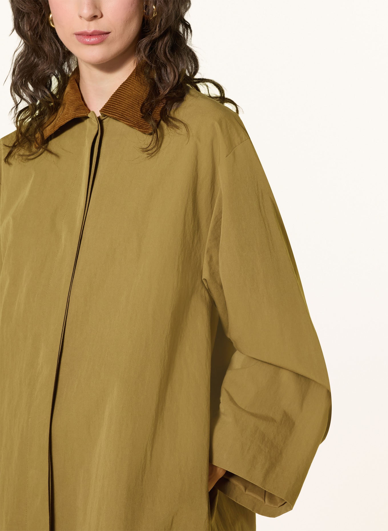 Stylein Mantel SYLVIA: KHAKI / BRAUN