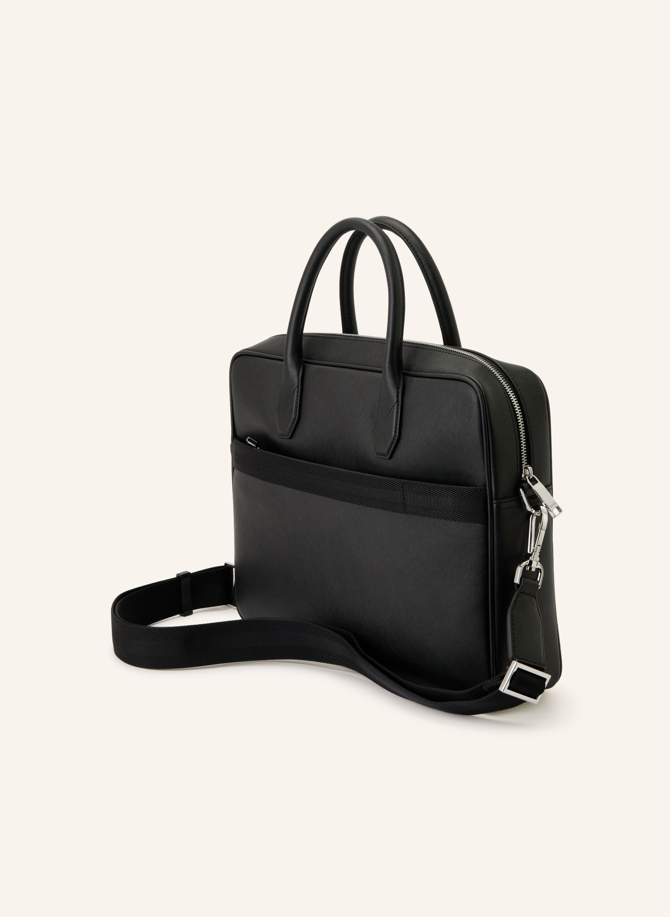 BOSS Laptop-Tasche NORTHON: SCHWARZ / SILBER