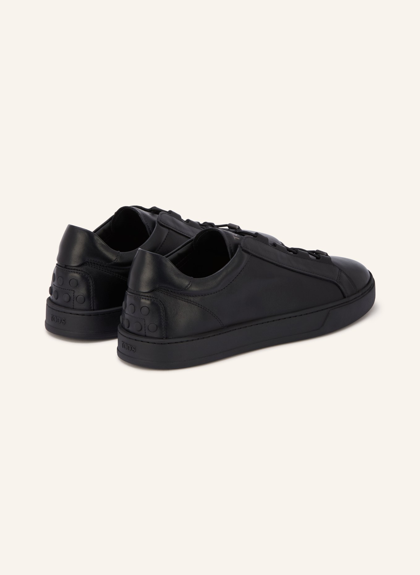 TOD'S Slip-on sneakers: BLACK