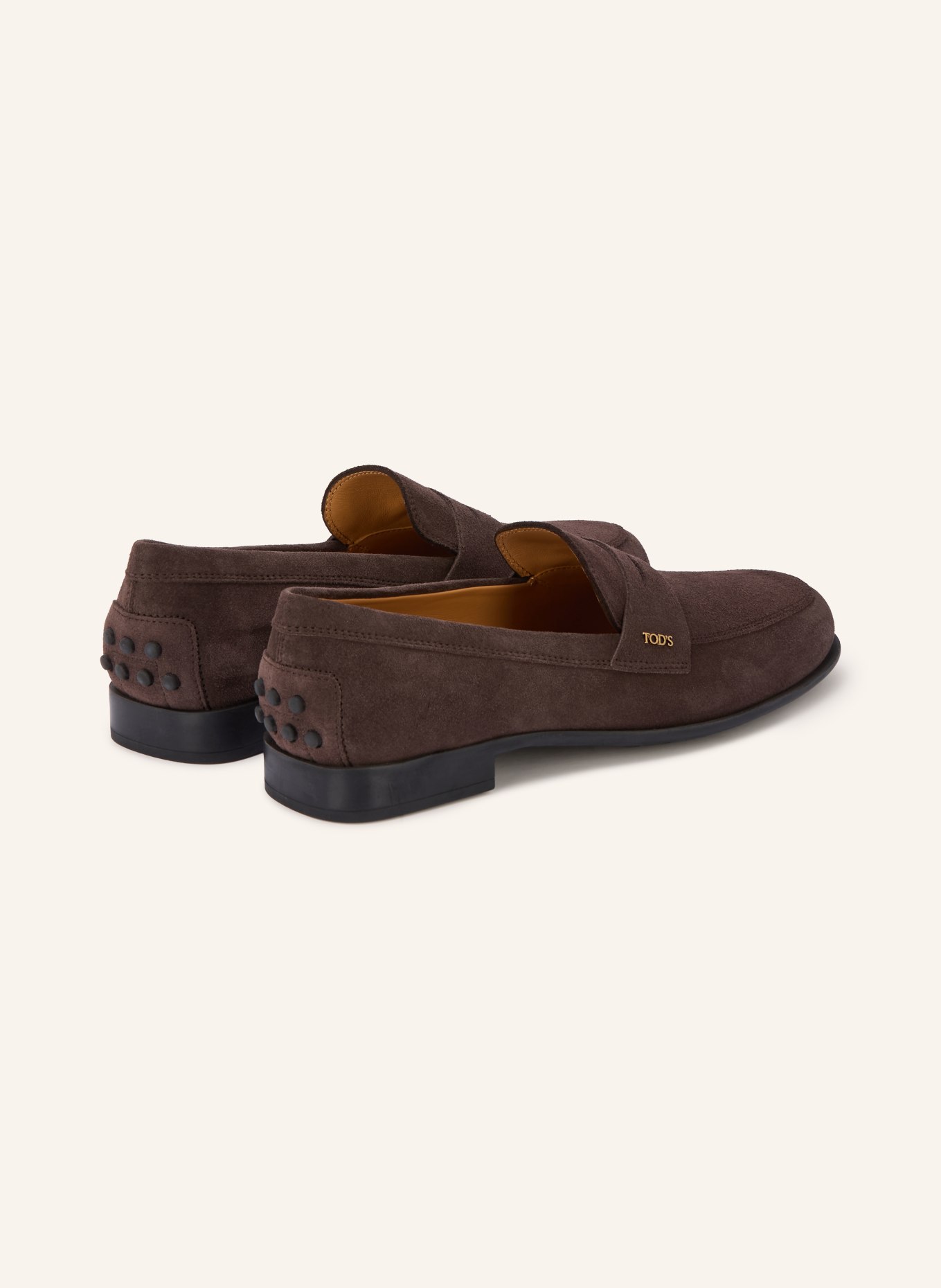 TOD'S Penny-Loafer: DUNKELBRAUN / GOLD